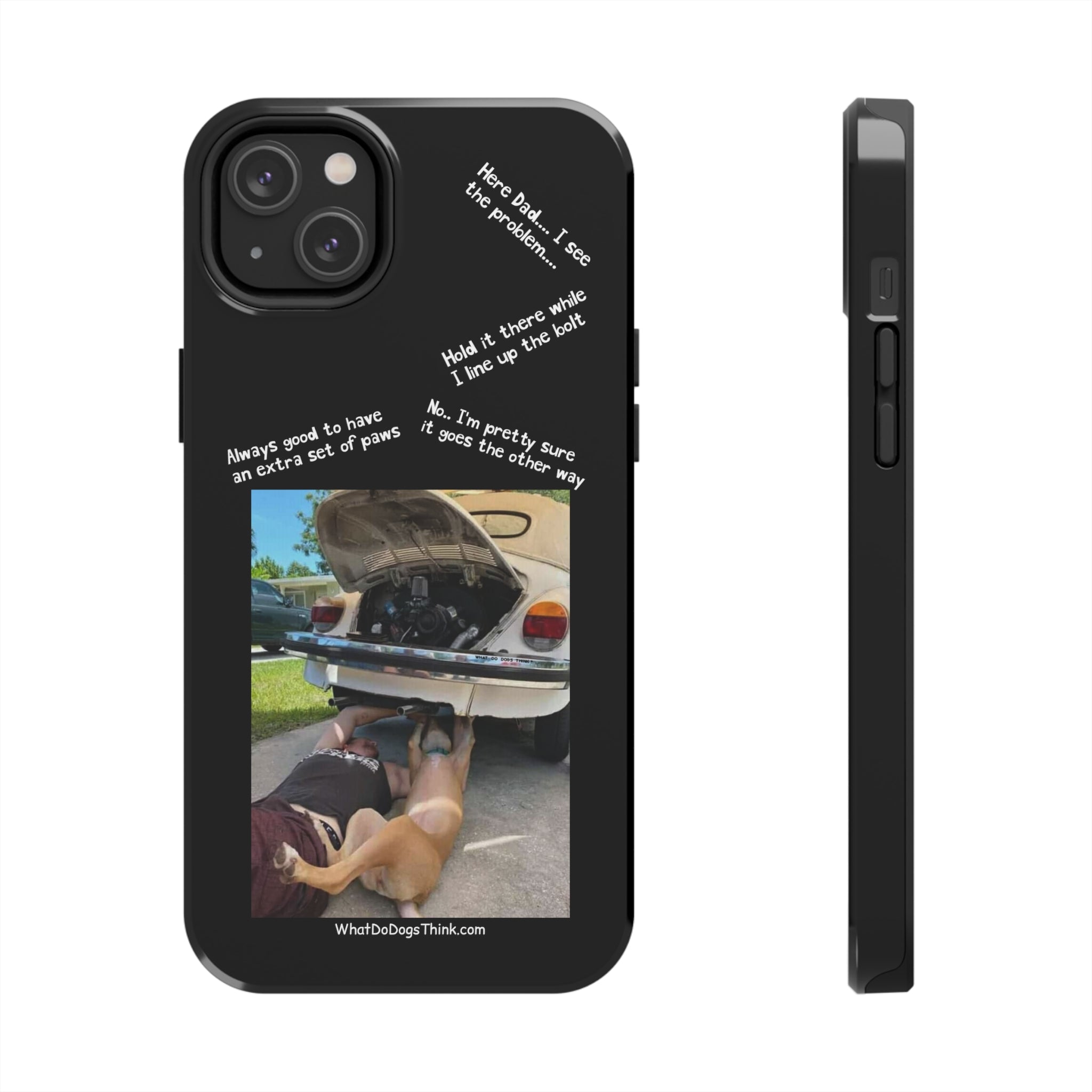 Bug Helper Compilation Black Tough Phone Cases