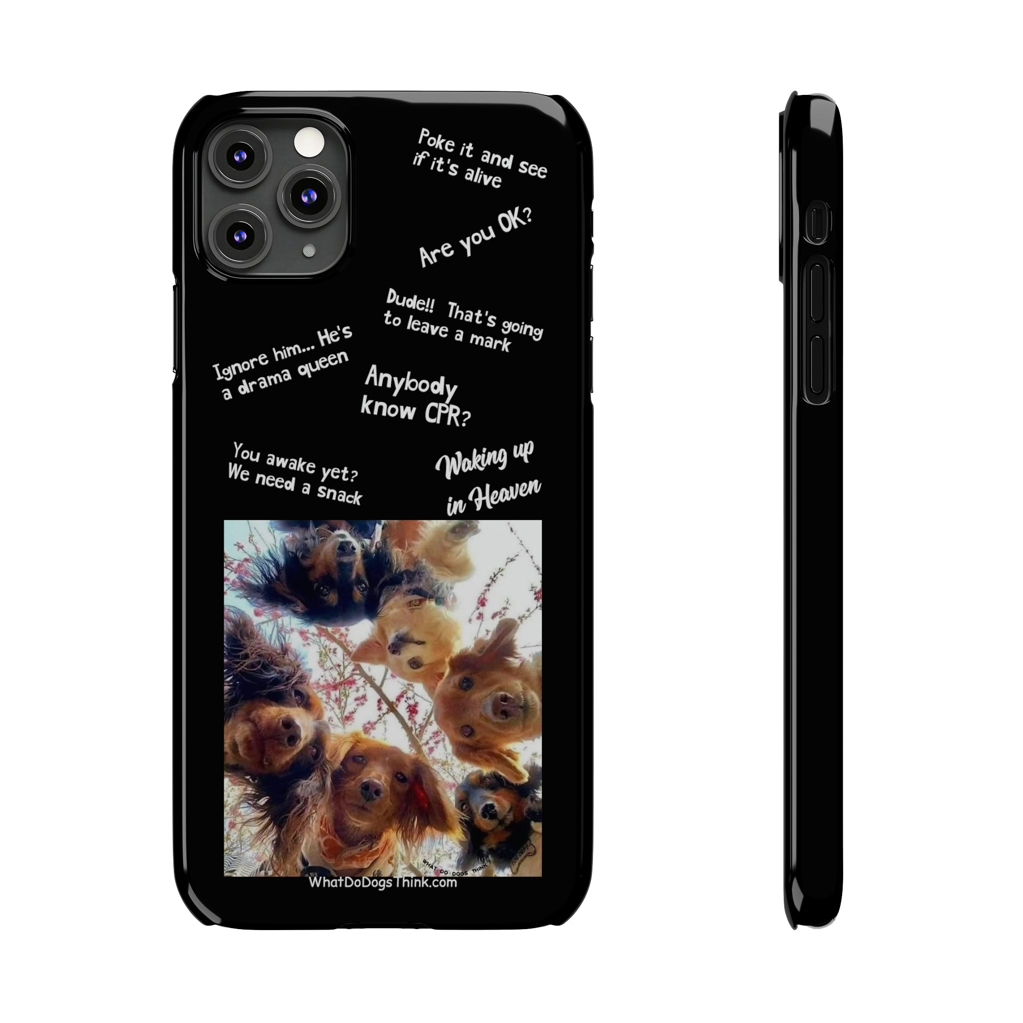 Are You OK? Compilation Black Slim Phone Cases
