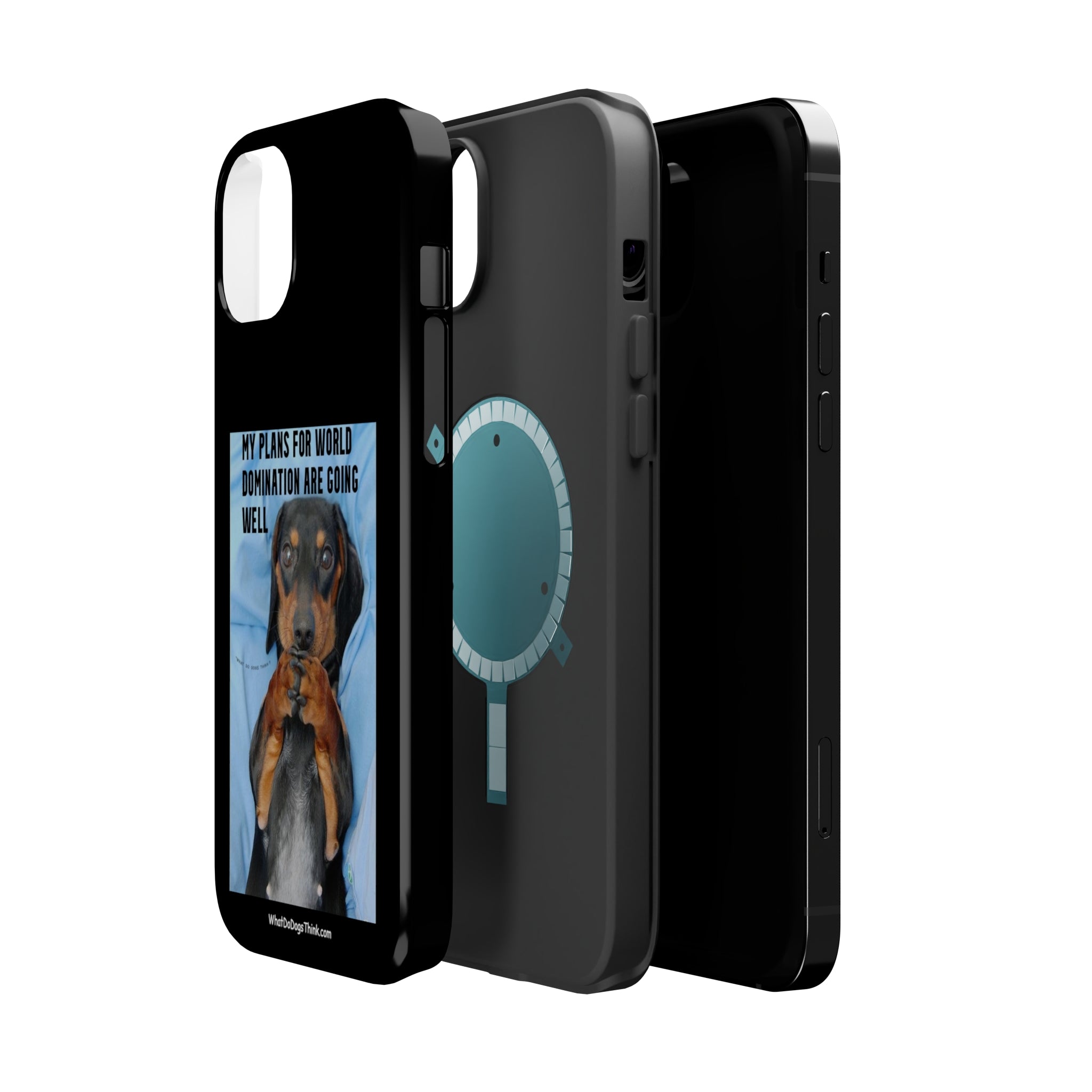 World Domination Black MagSafe Tough Cases