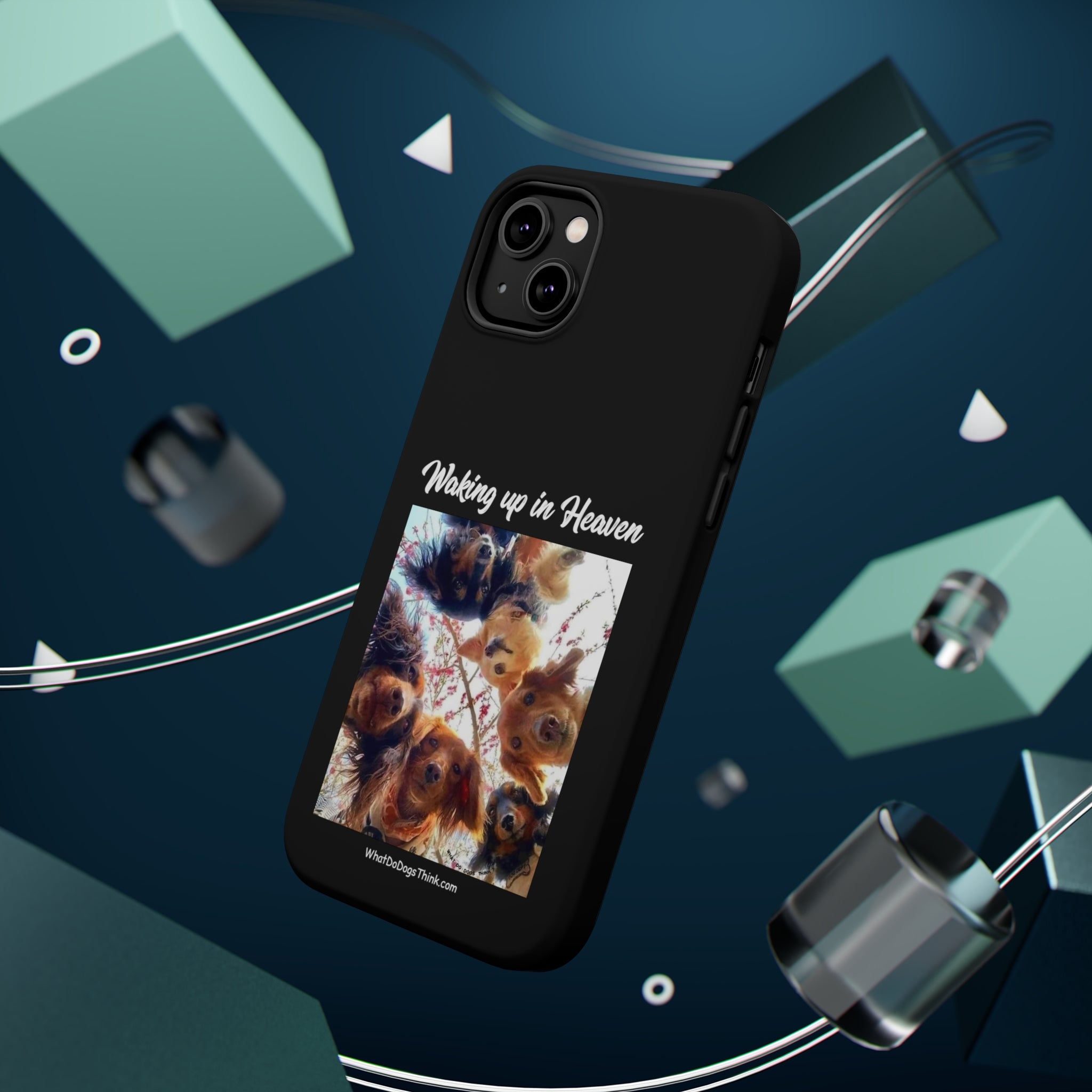 Waking Up In Heaven Black MagSafe Tough Cases