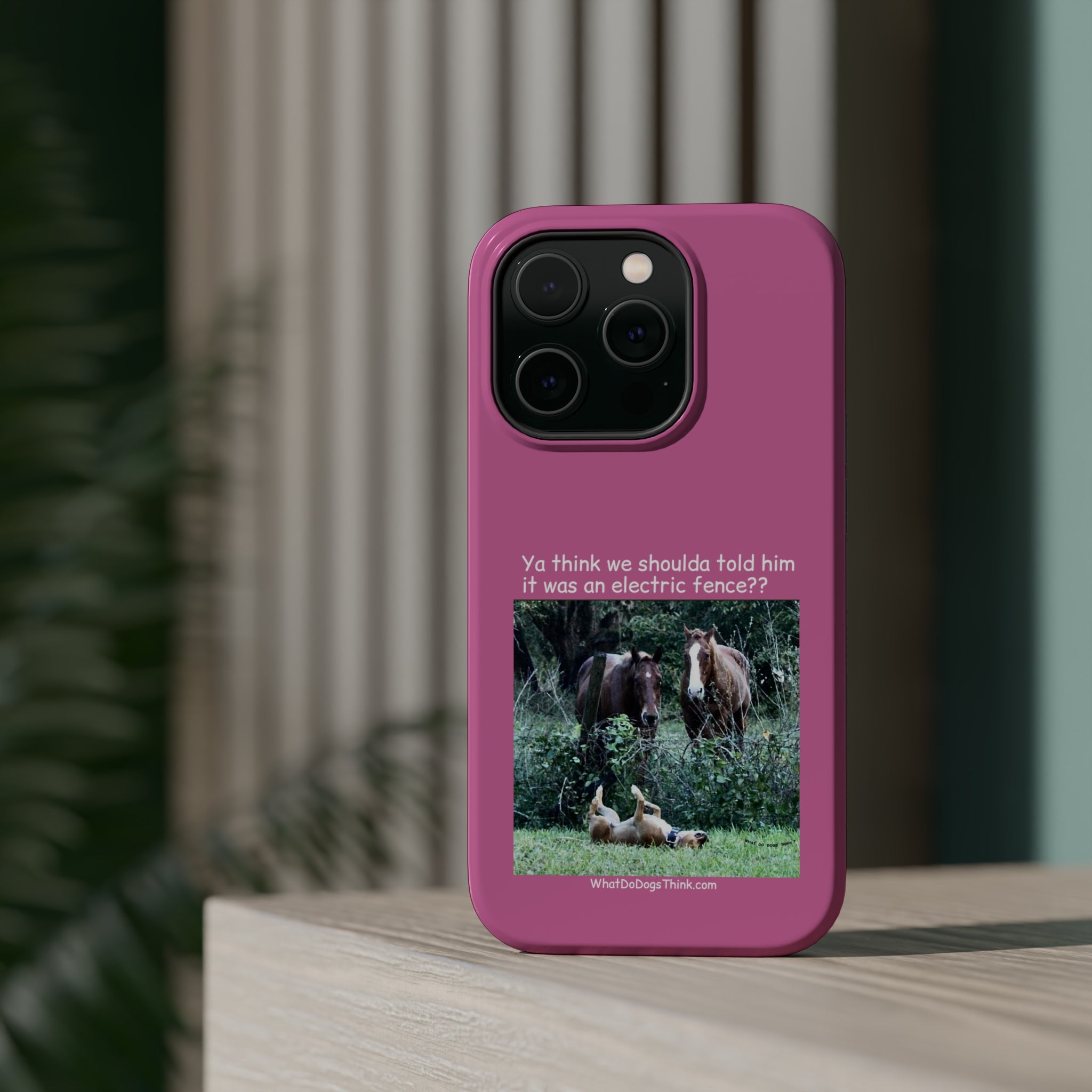 Electric Fence Pink MagSafe Tough Cases