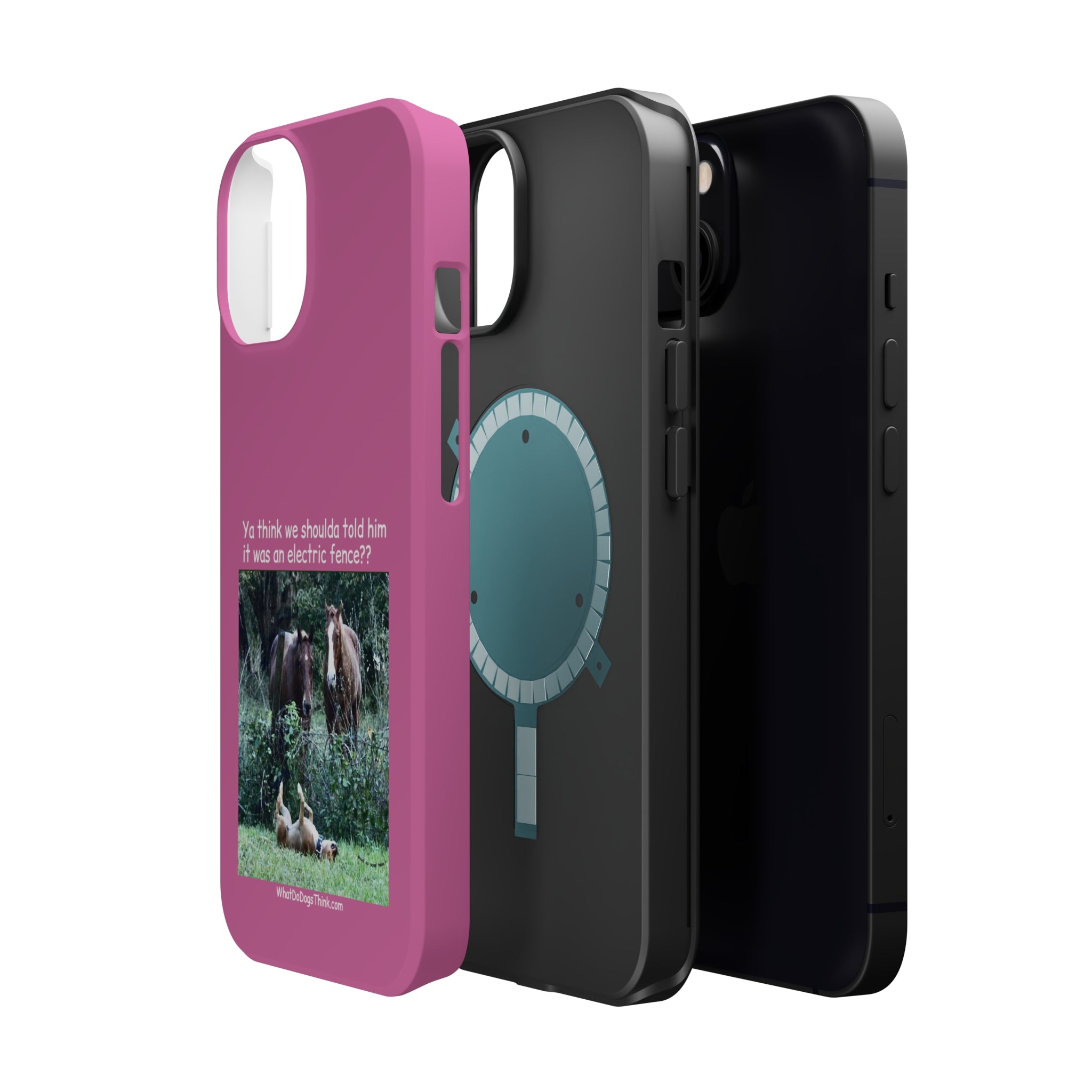 Electric Fence Pink MagSafe Tough Cases