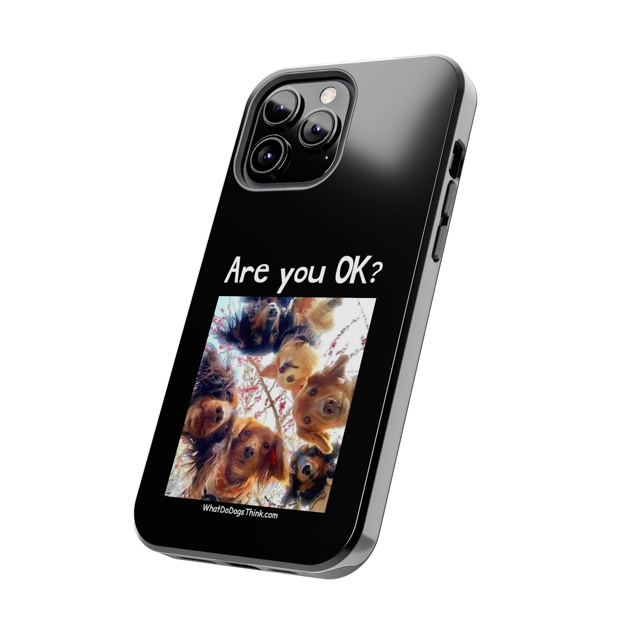 Are you OK? Black Tough Phone Cases