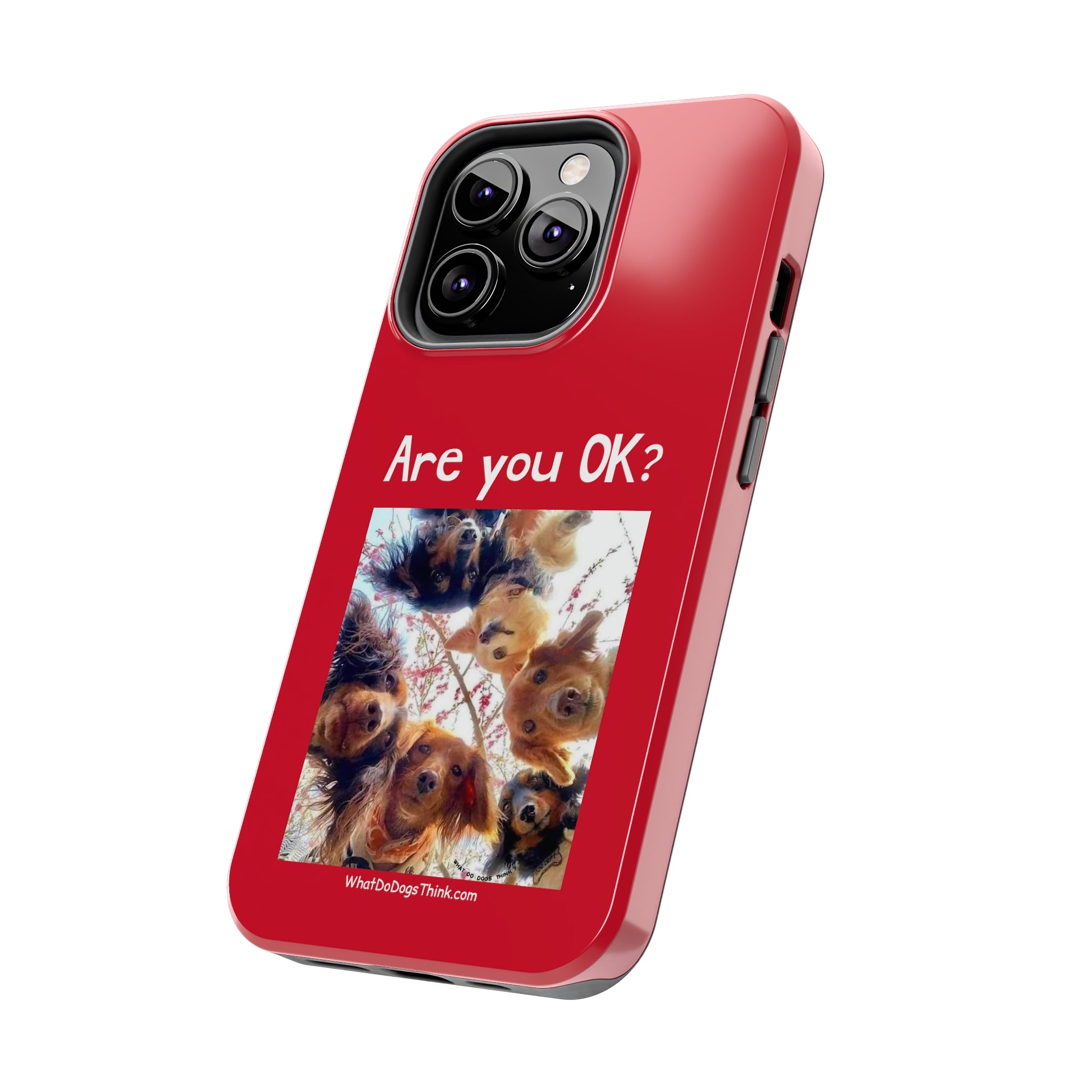 Are you OK? Red Tough Phone Cases