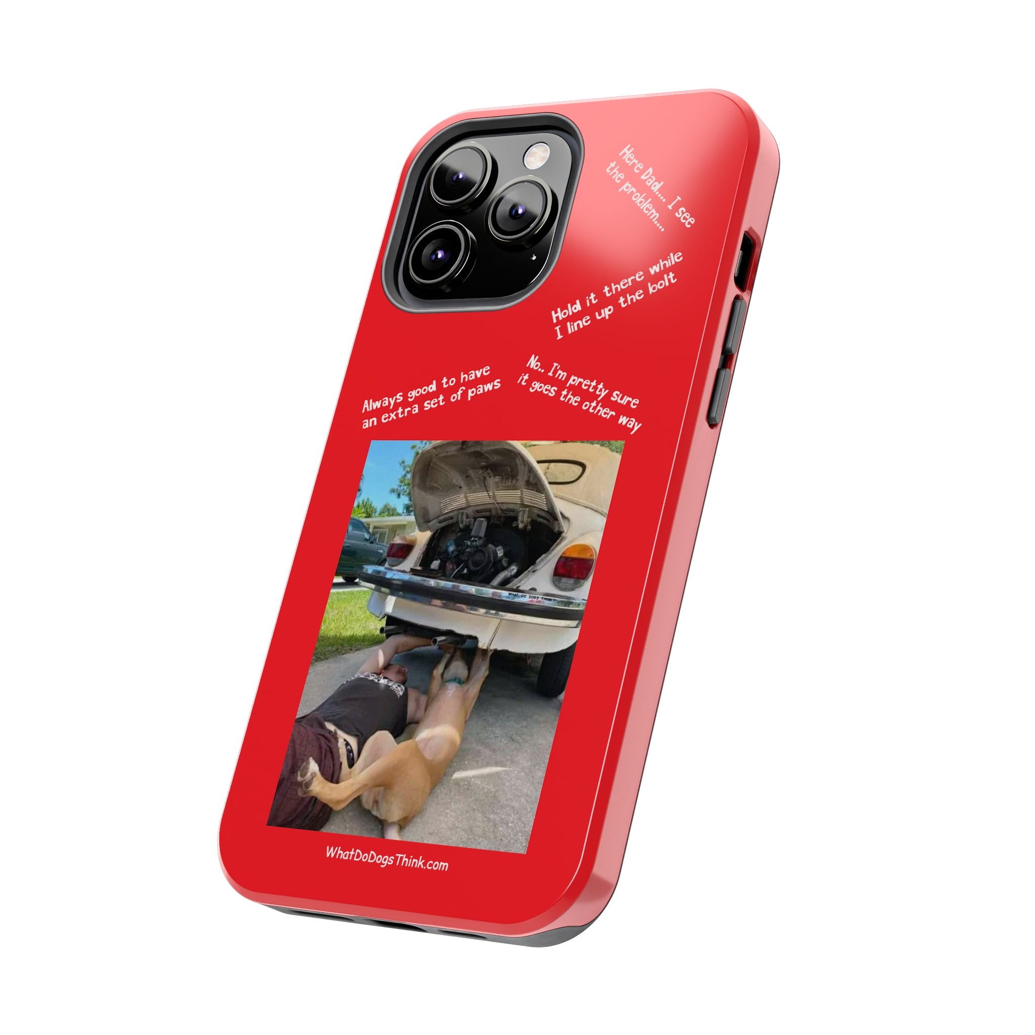 Bug Helper Compilation Red Tough Phone Cases