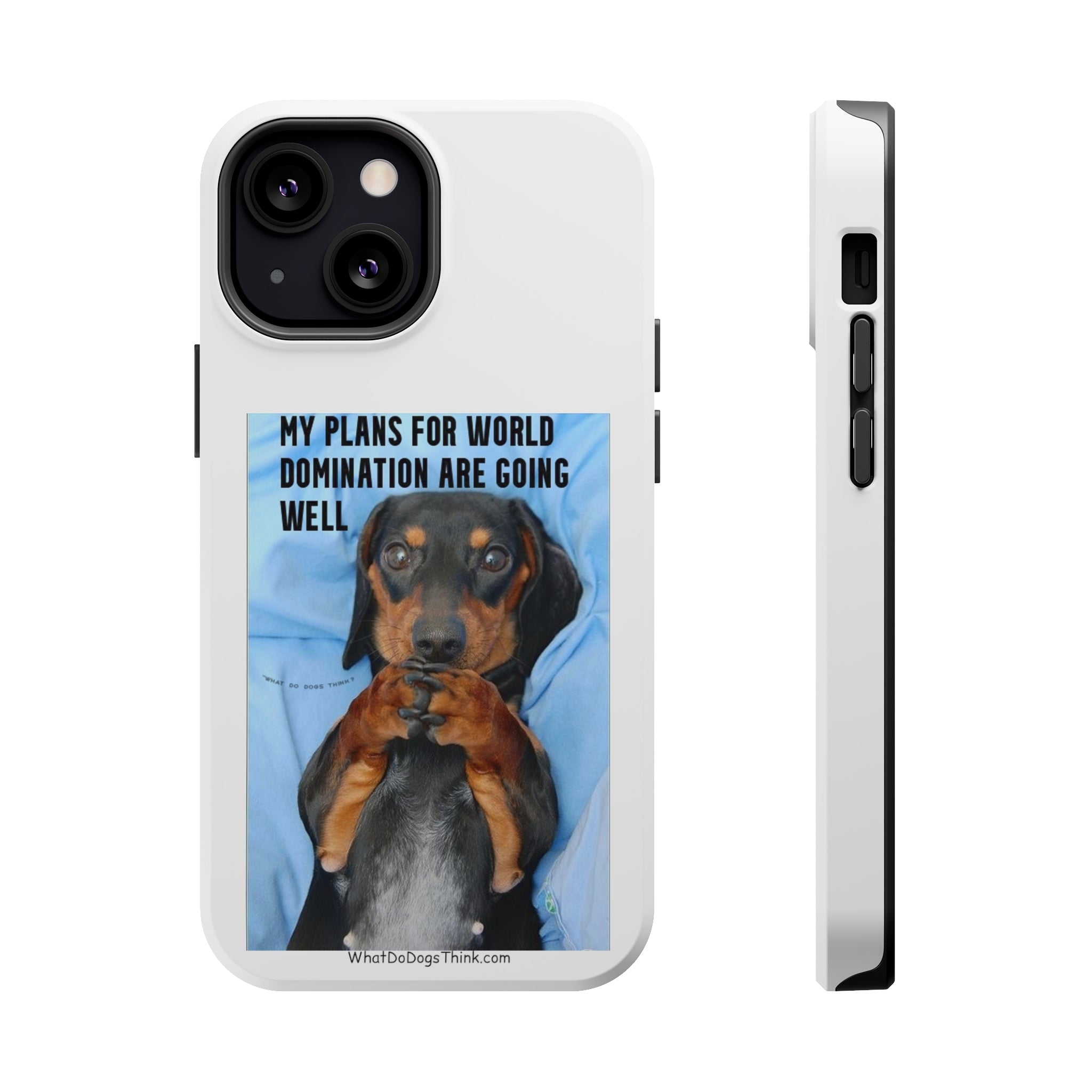 World Domination White MagSafe Tough Cases