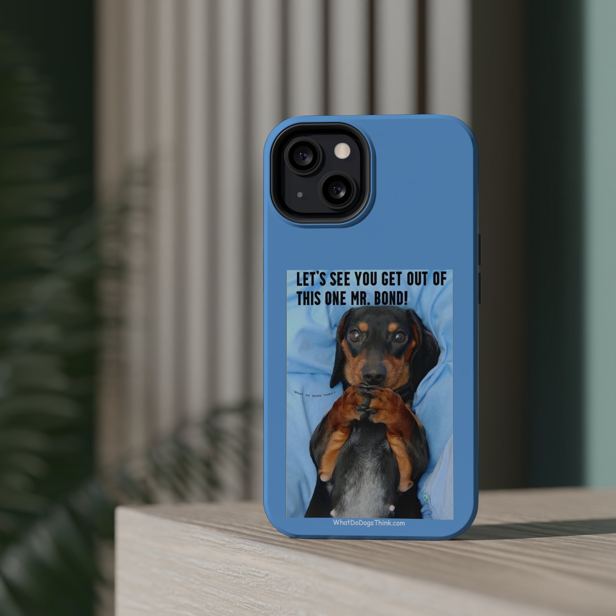 Mr. Bond Blue MagSafe Tough Cases