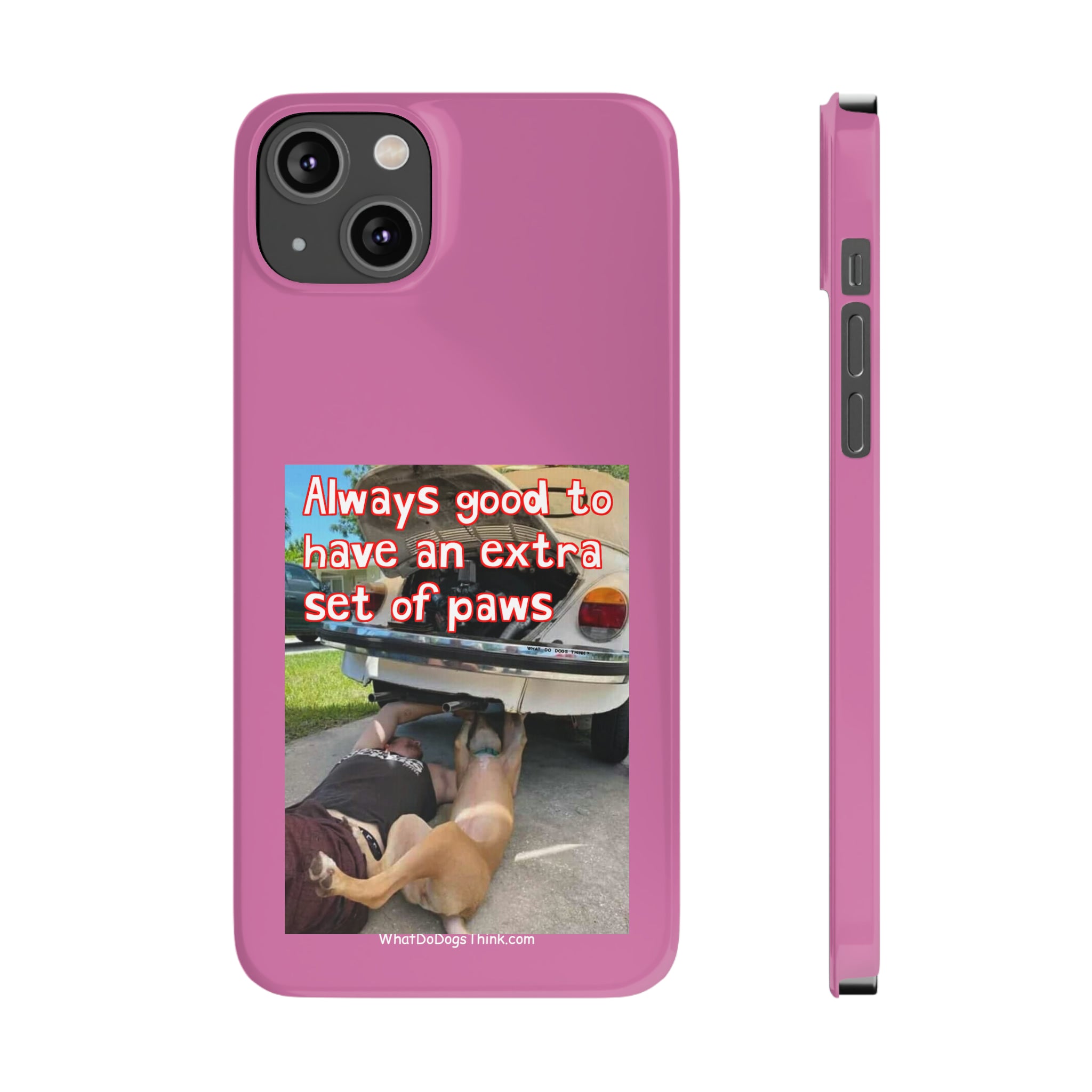 Extra Paws Pink Slim Phone Case