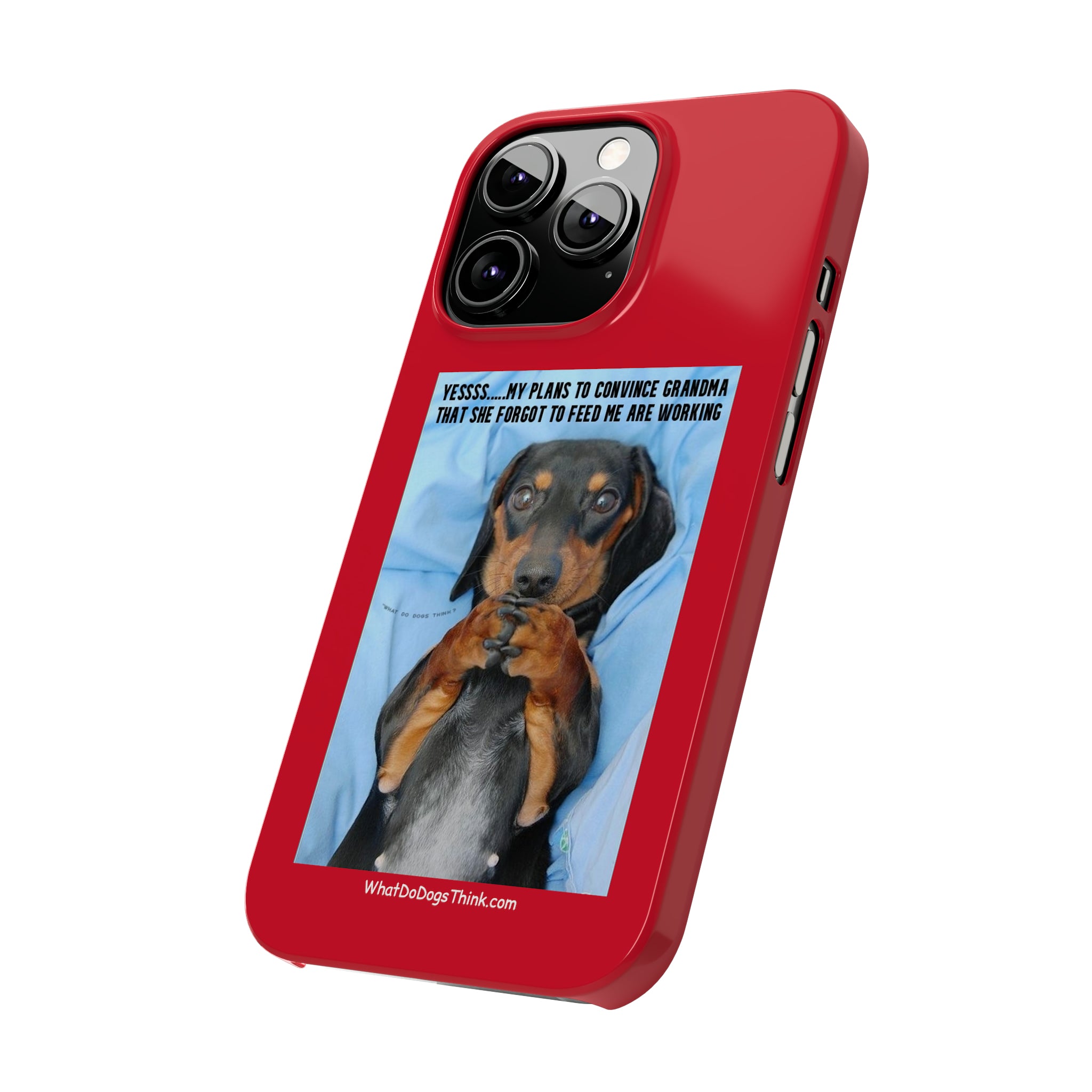 Grandma Red Slim Phone Cases