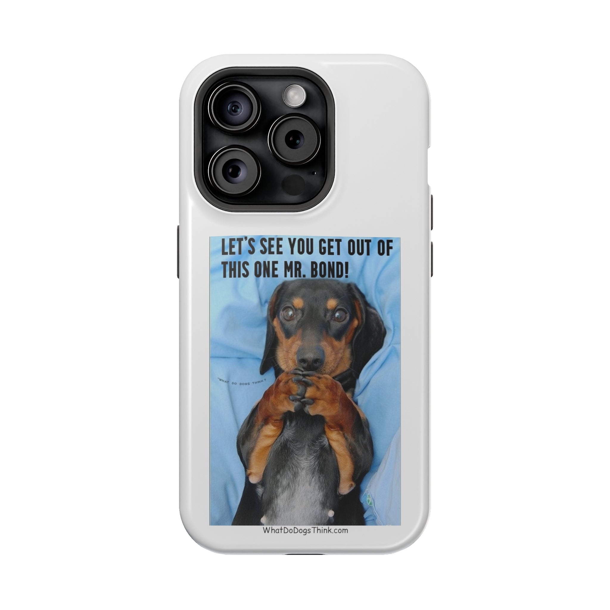 Mr. Bond White MagSafe Tough Cases