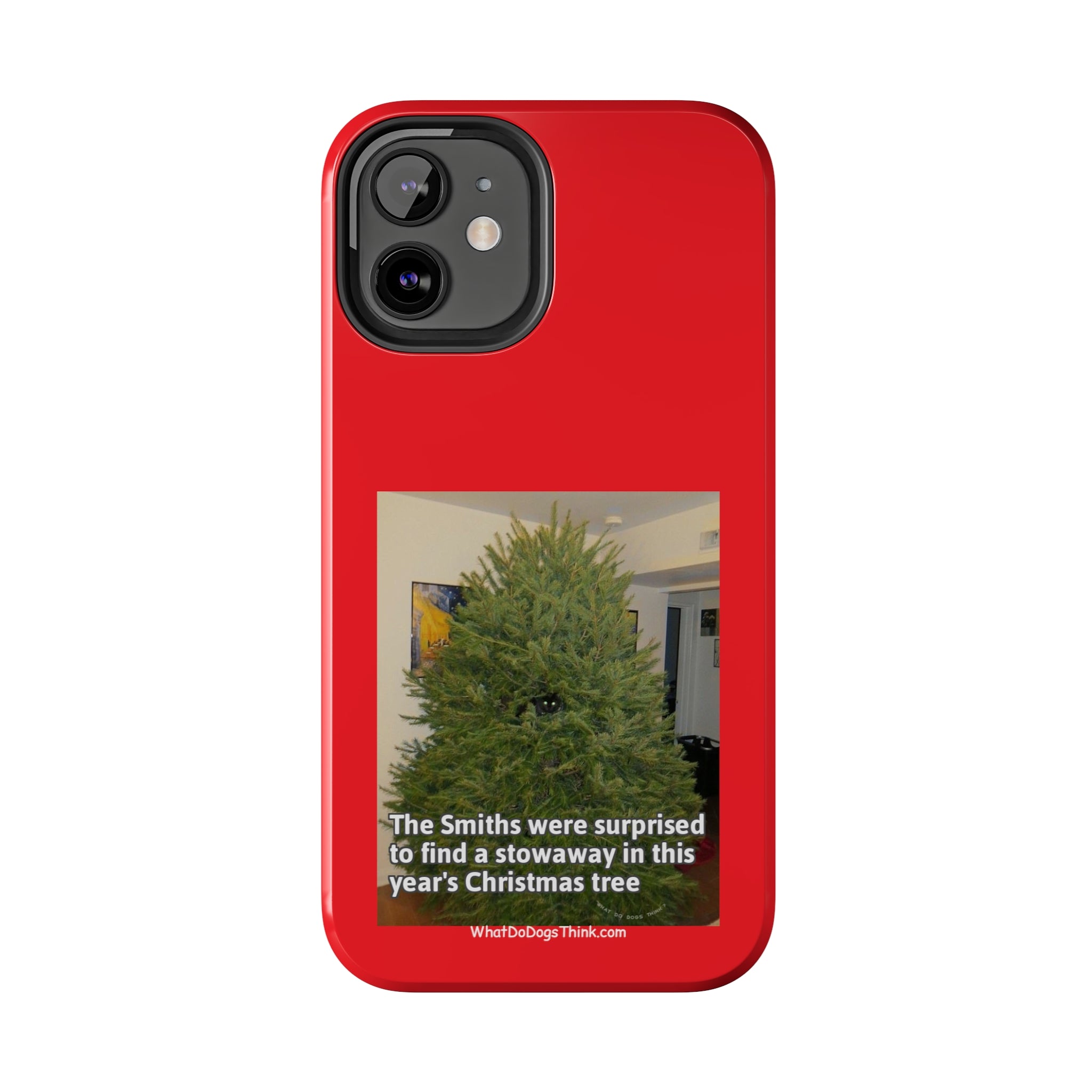 Stowaway Cat Red Tough Phone Cases