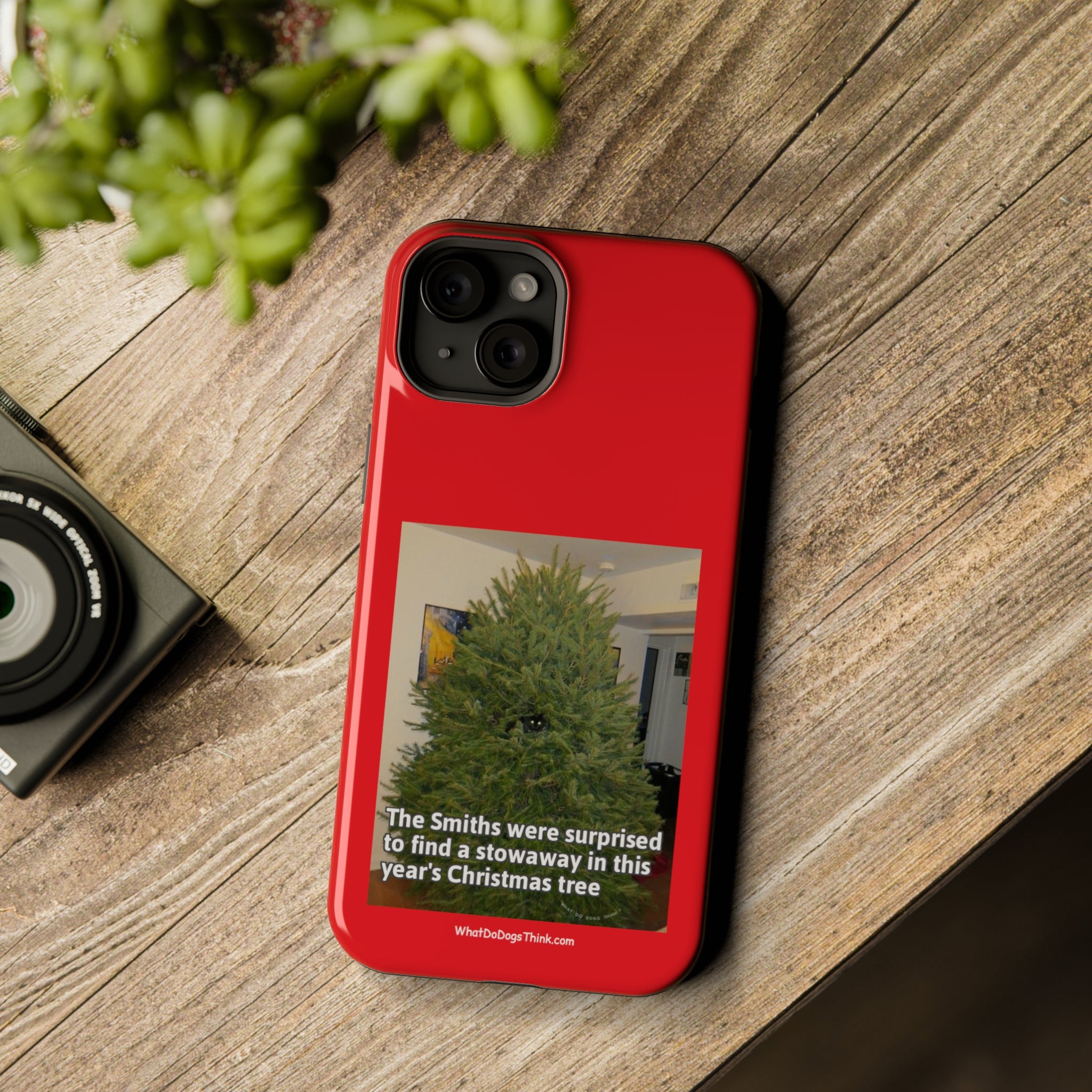 Stowaway Cat Red MagSafe Tough Case