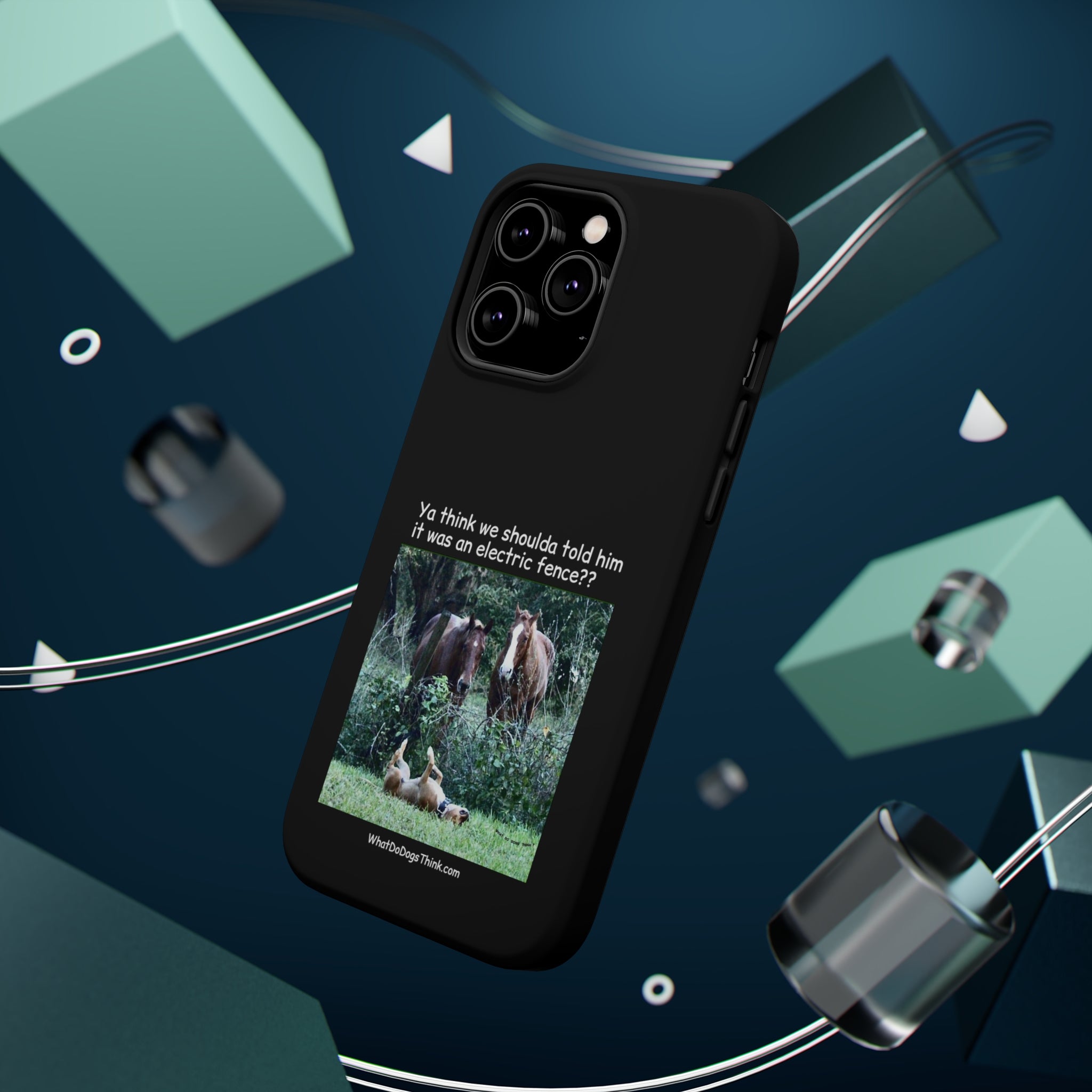 Electric Fence Black MagSafe Tough Cases