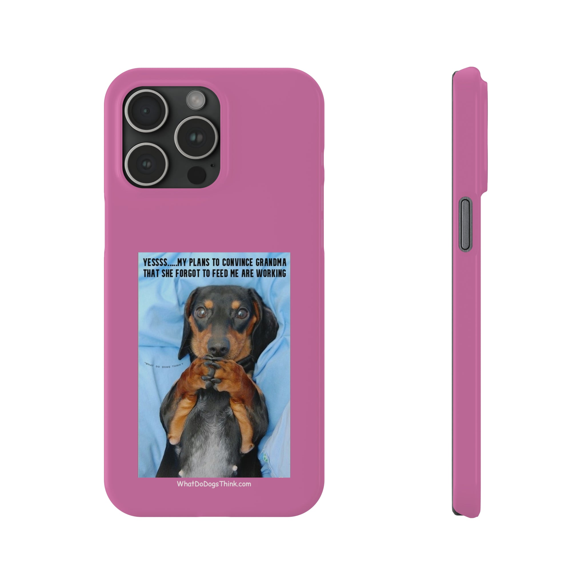 Grandma Pink Slim Phone Cases