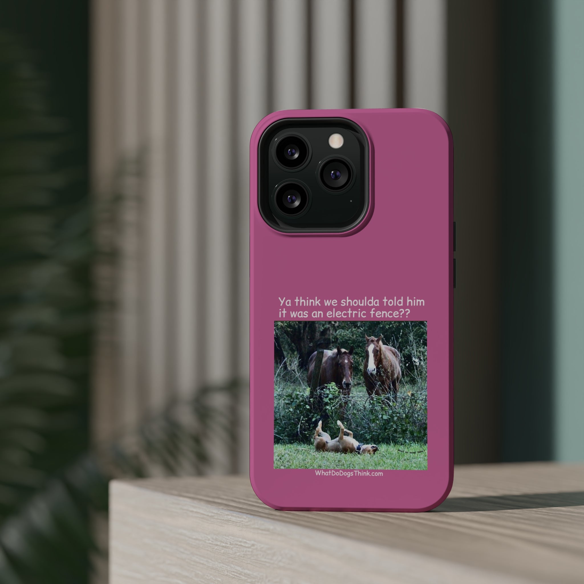 Electric Fence Pink MagSafe Tough Cases