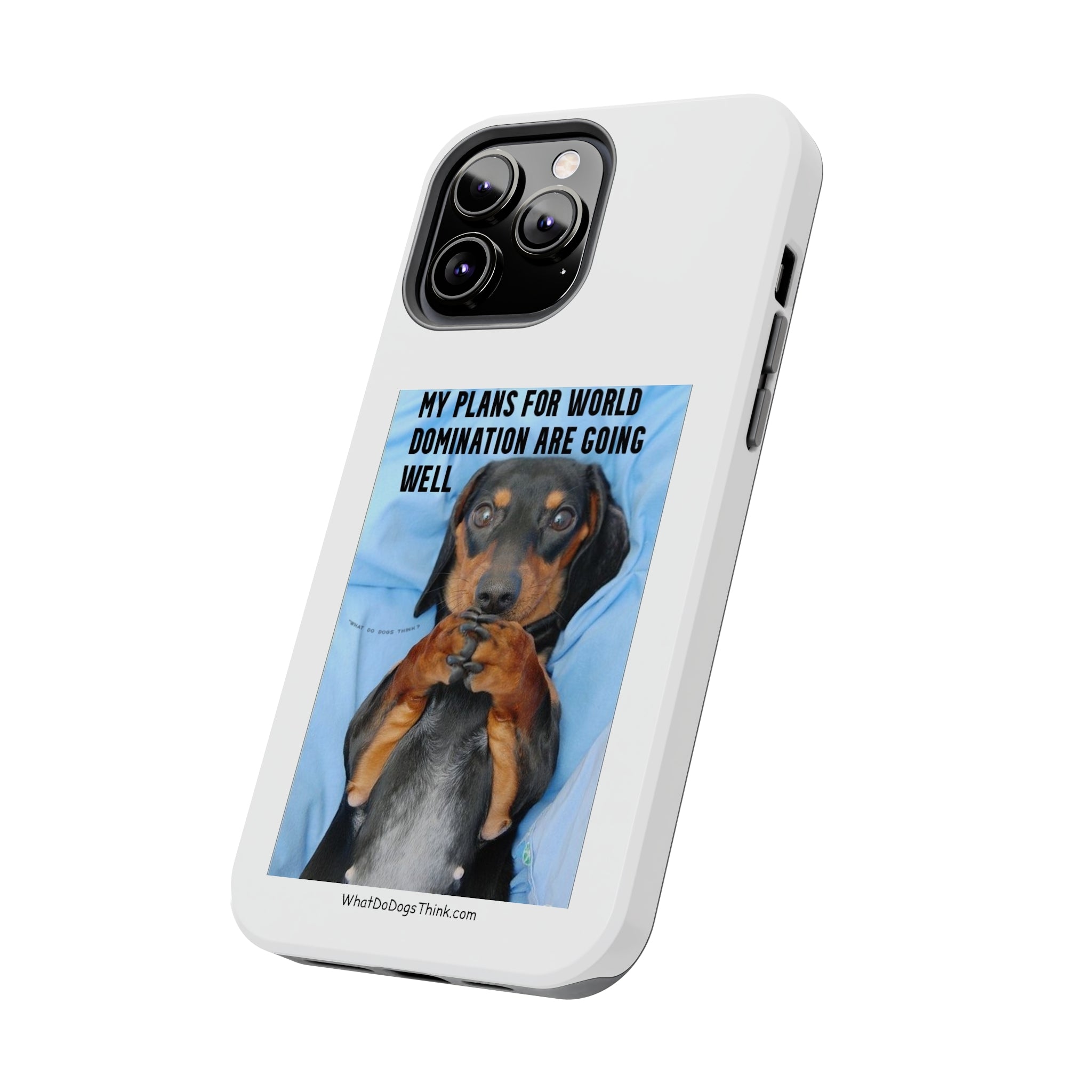 World Domination White Tough Phone Cases
