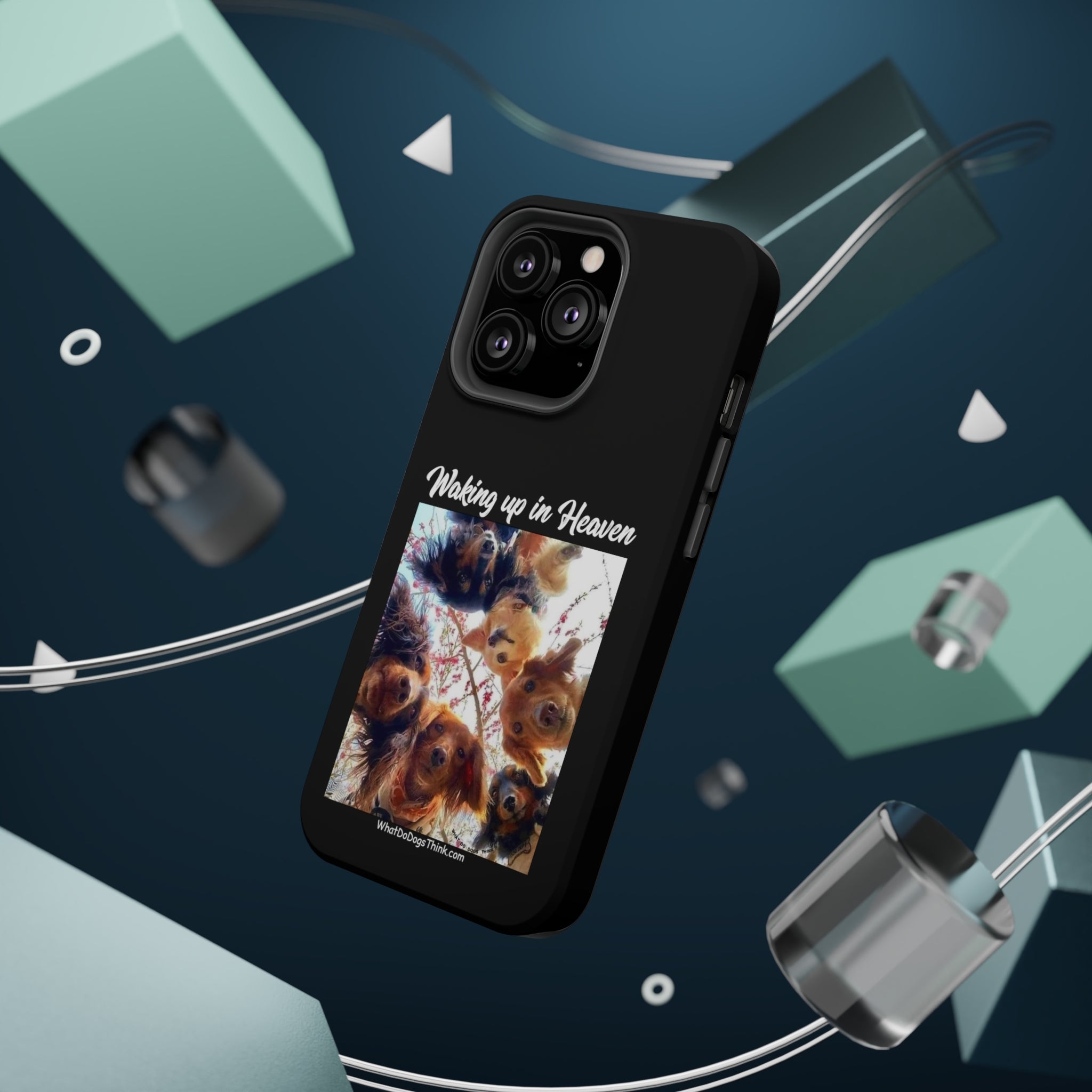 Waking Up In Heaven Black MagSafe Tough Cases