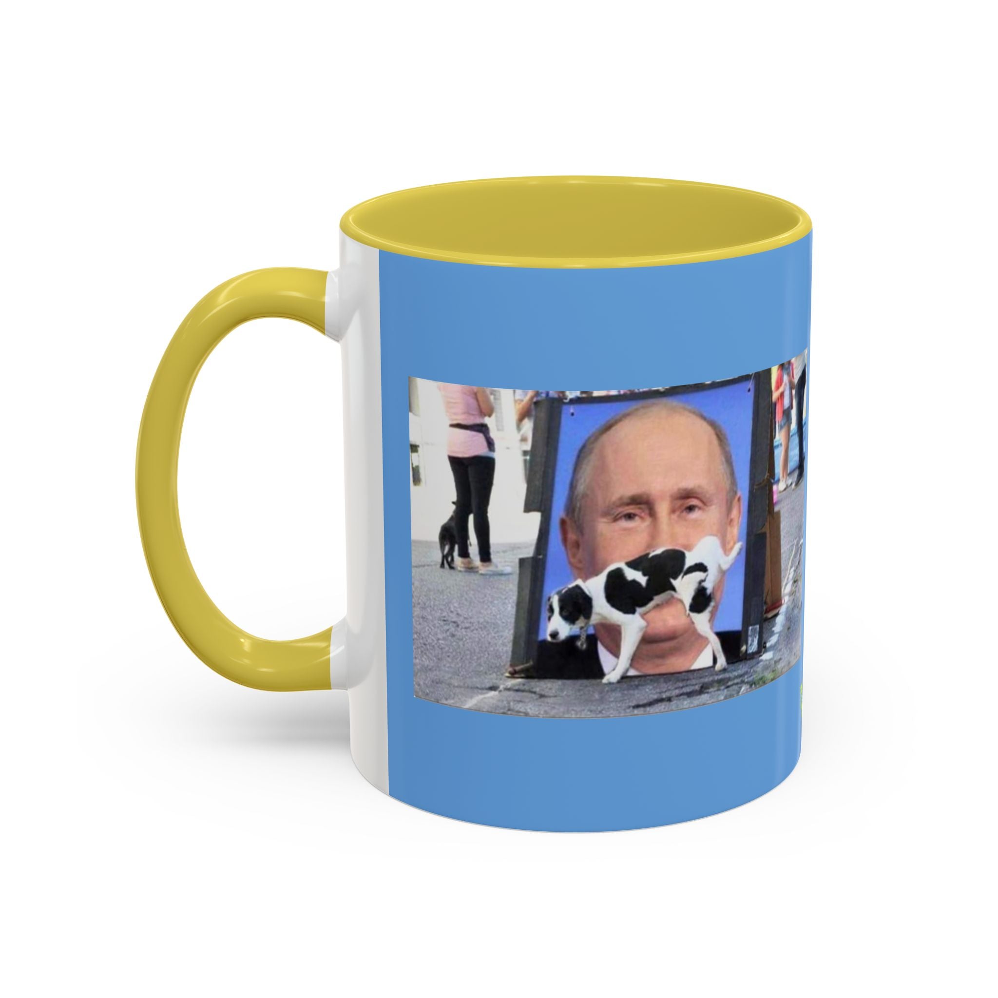 Piss on Putin Blue Mug