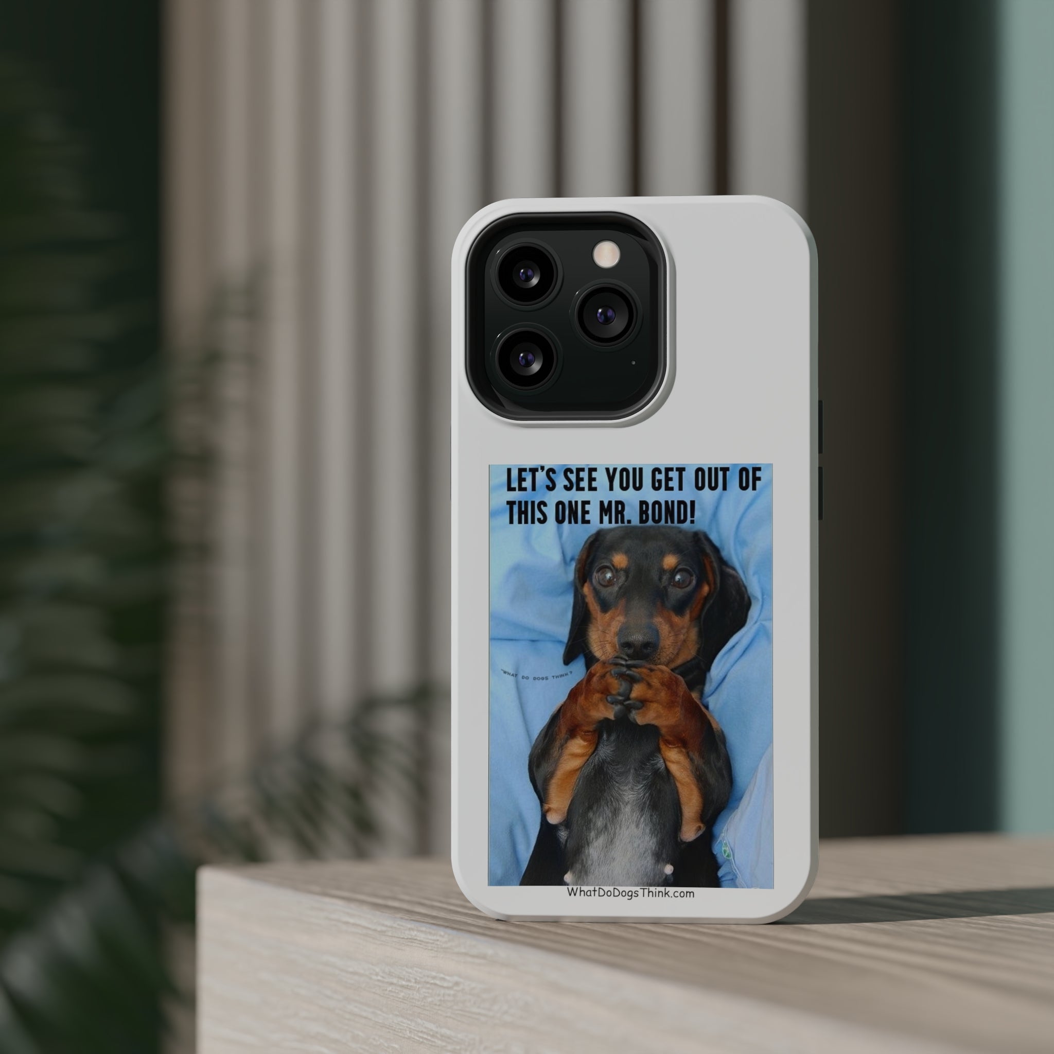 Mr. Bond White MagSafe Tough Cases