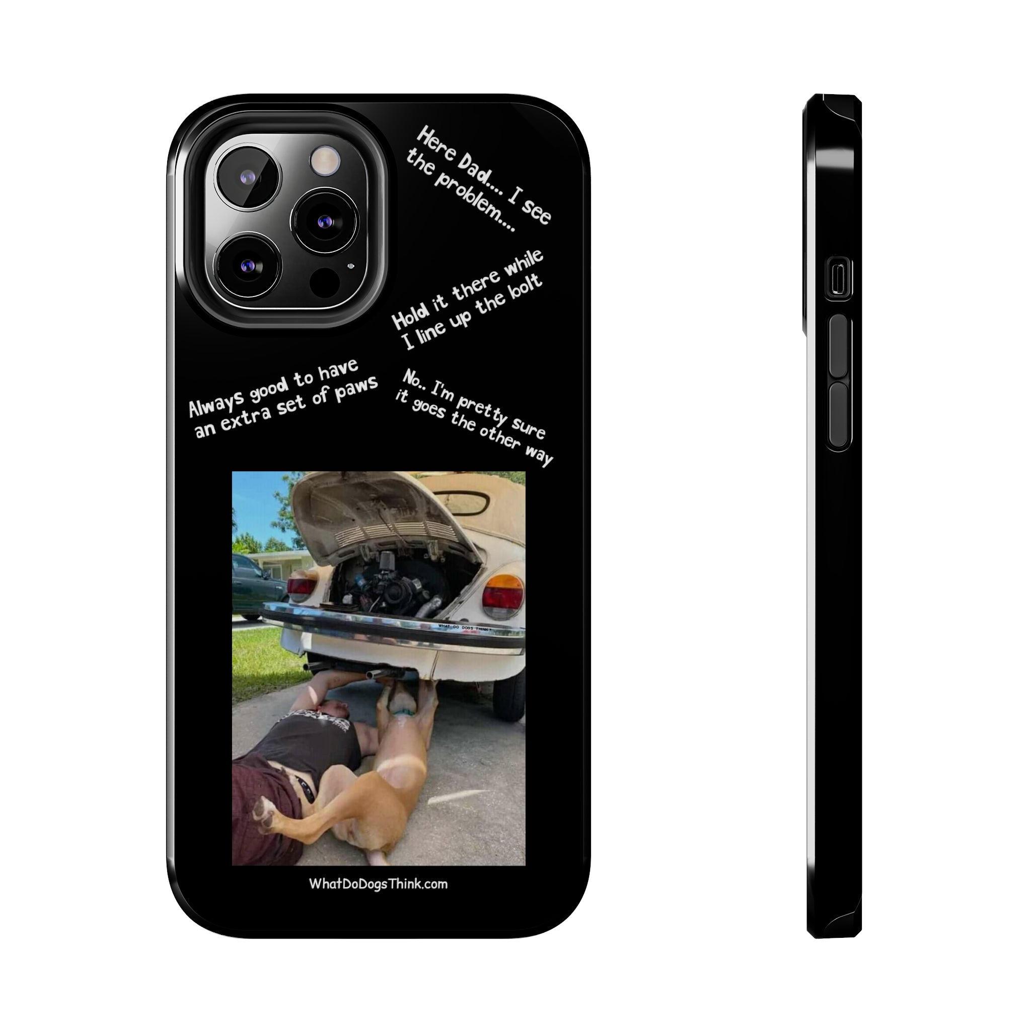 Bug Helper Compilation Black Tough Phone Cases