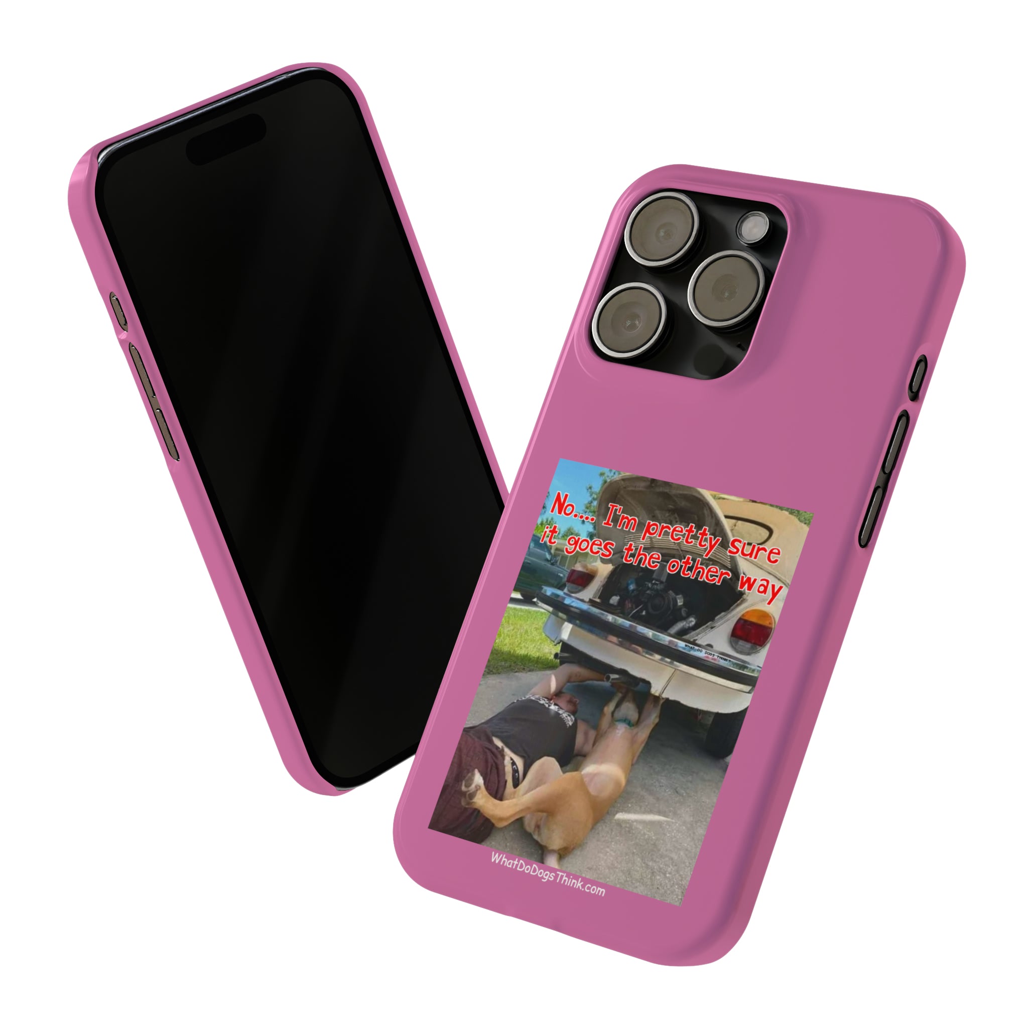 Other Way Pink Slim Phone Cases