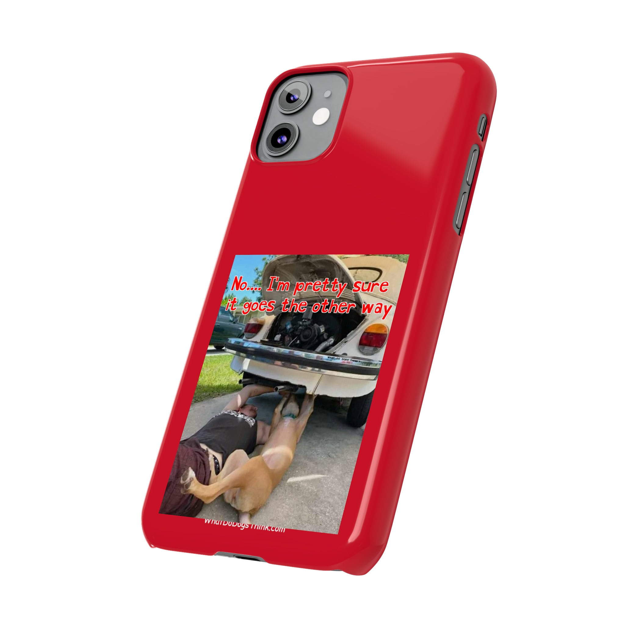 Other Way Red Slim Phone Cases