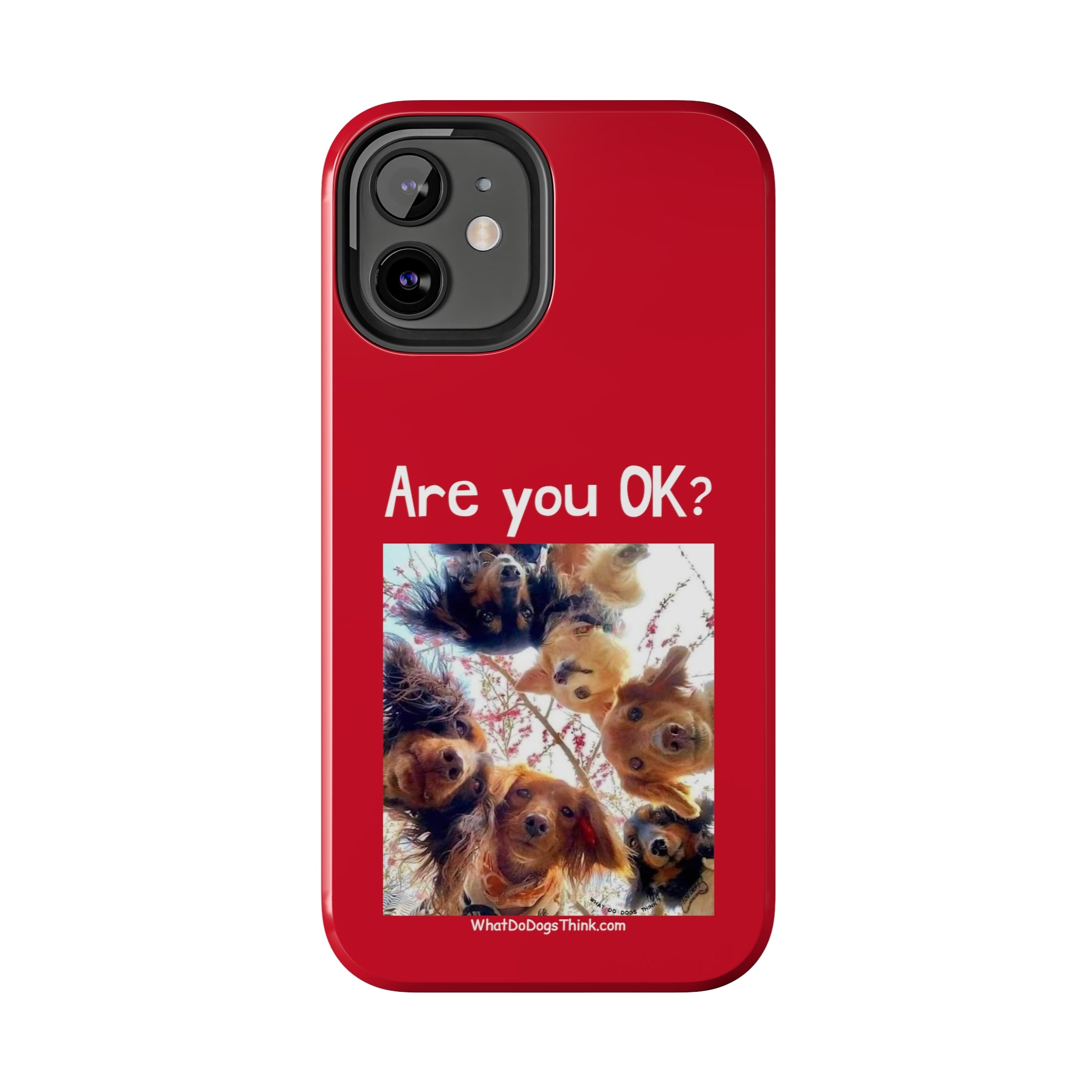 Are you OK? Red Tough Phone Cases