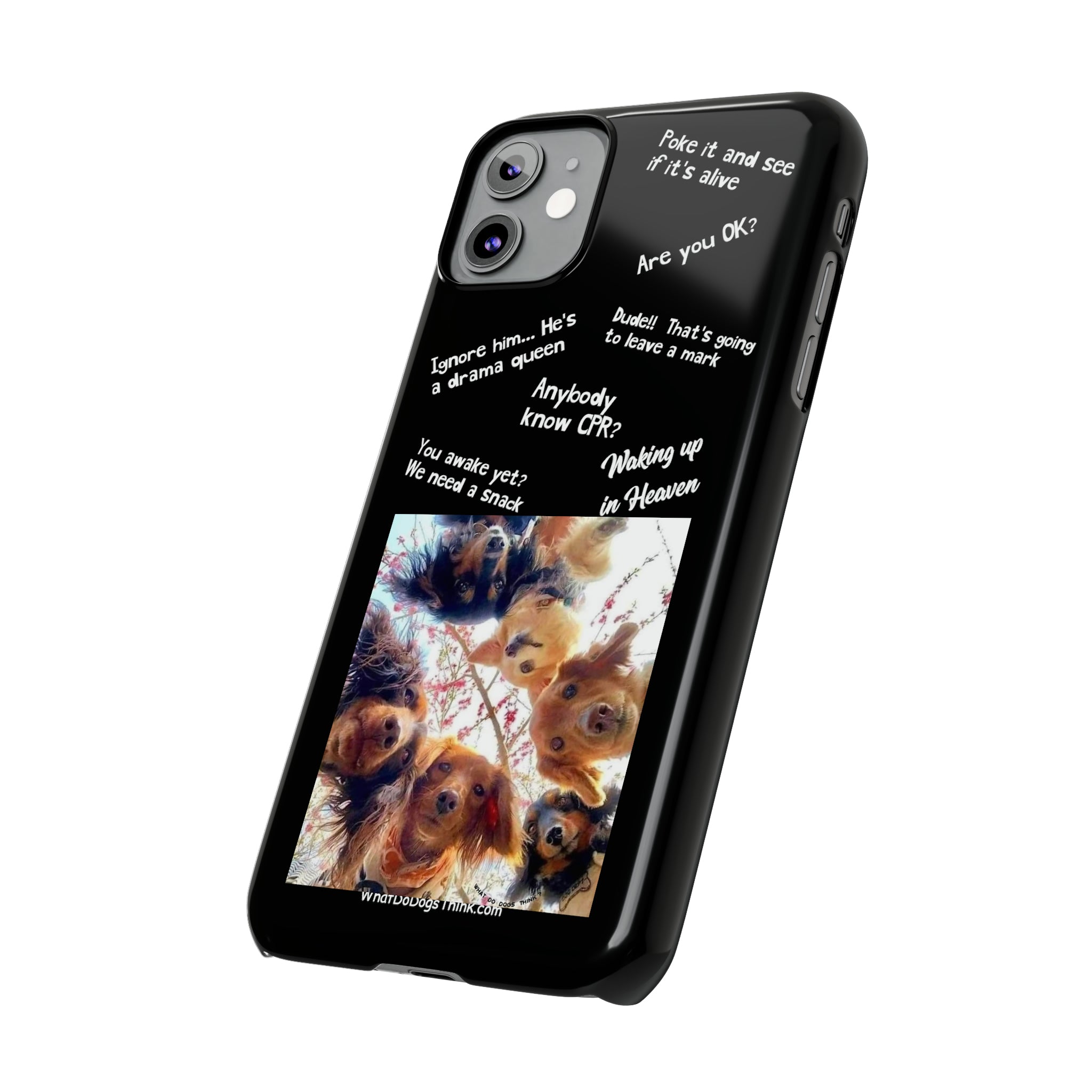 Are You OK? Compilation Black Slim Phone Cases