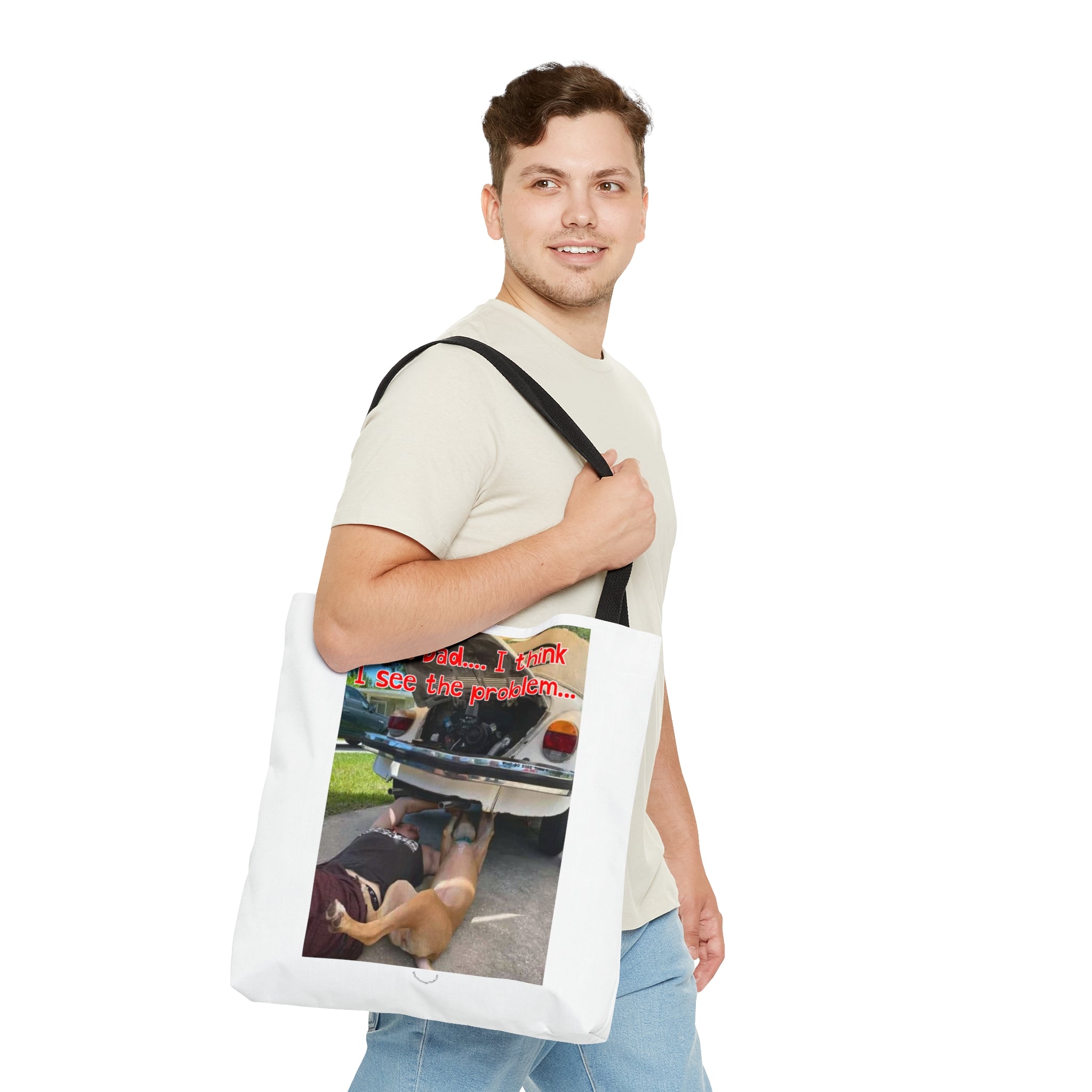 VW Helper White Tote Bag