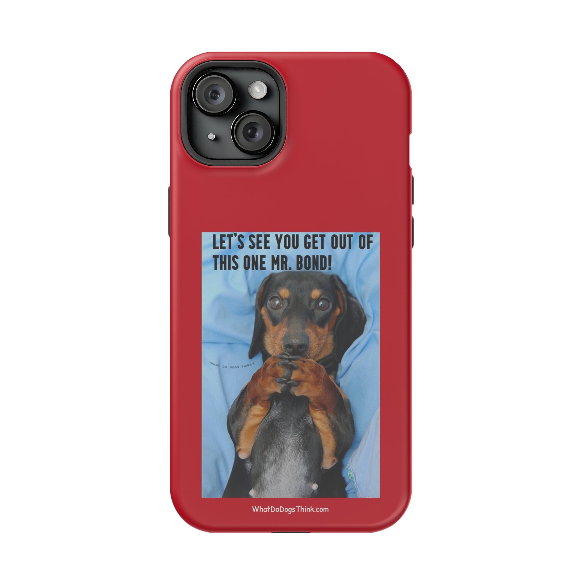 Mr. Bond Red MagSafe Tough Cases