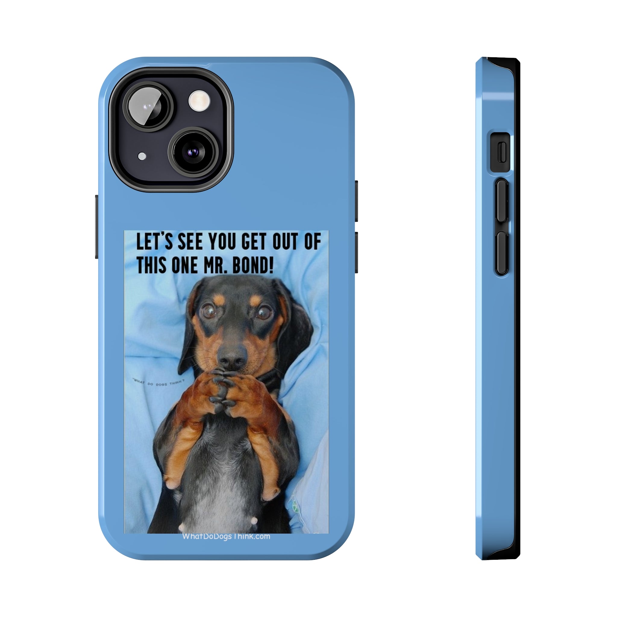 Mr Bond Blue Tough Phone Cases