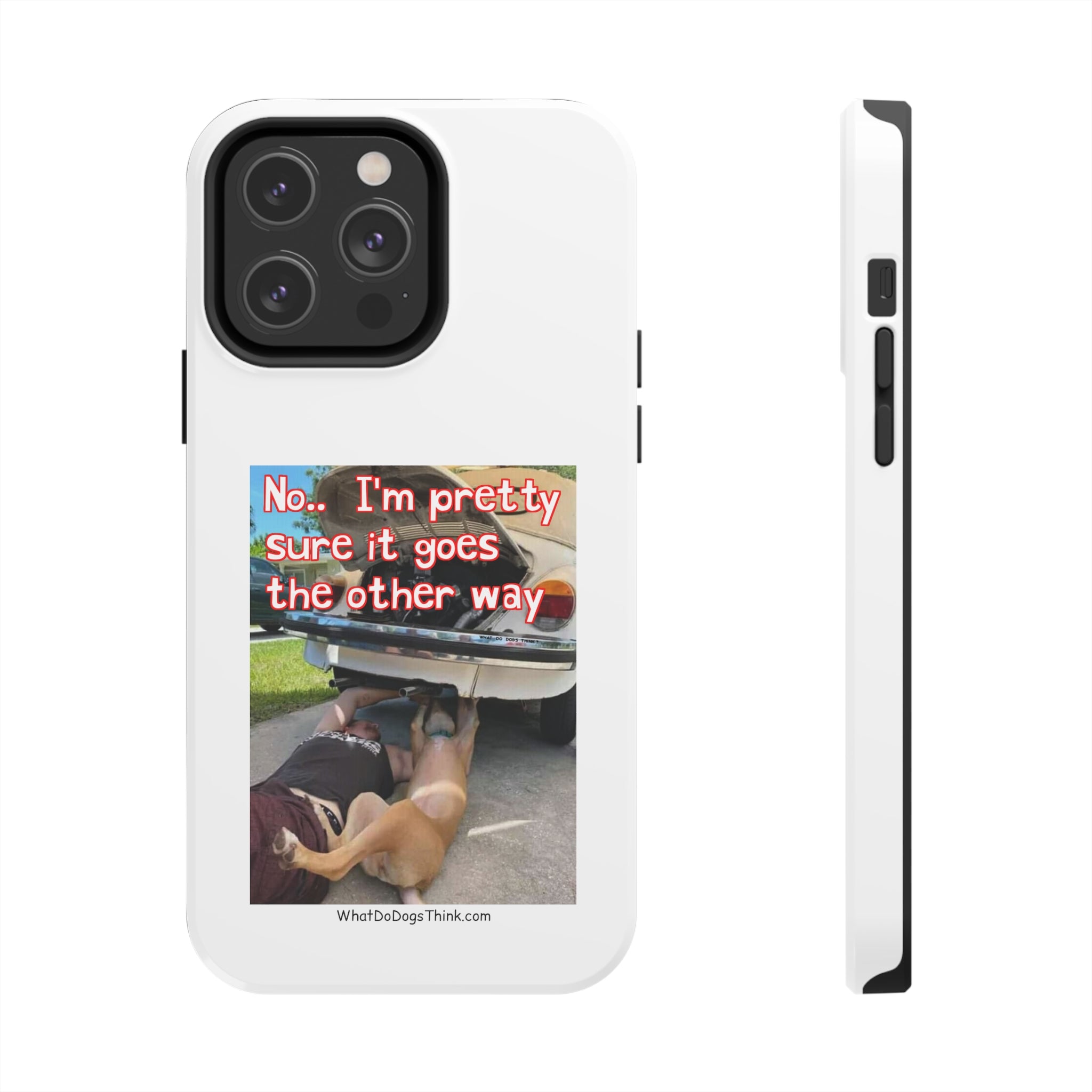 Other Way White Tough Phone Cases