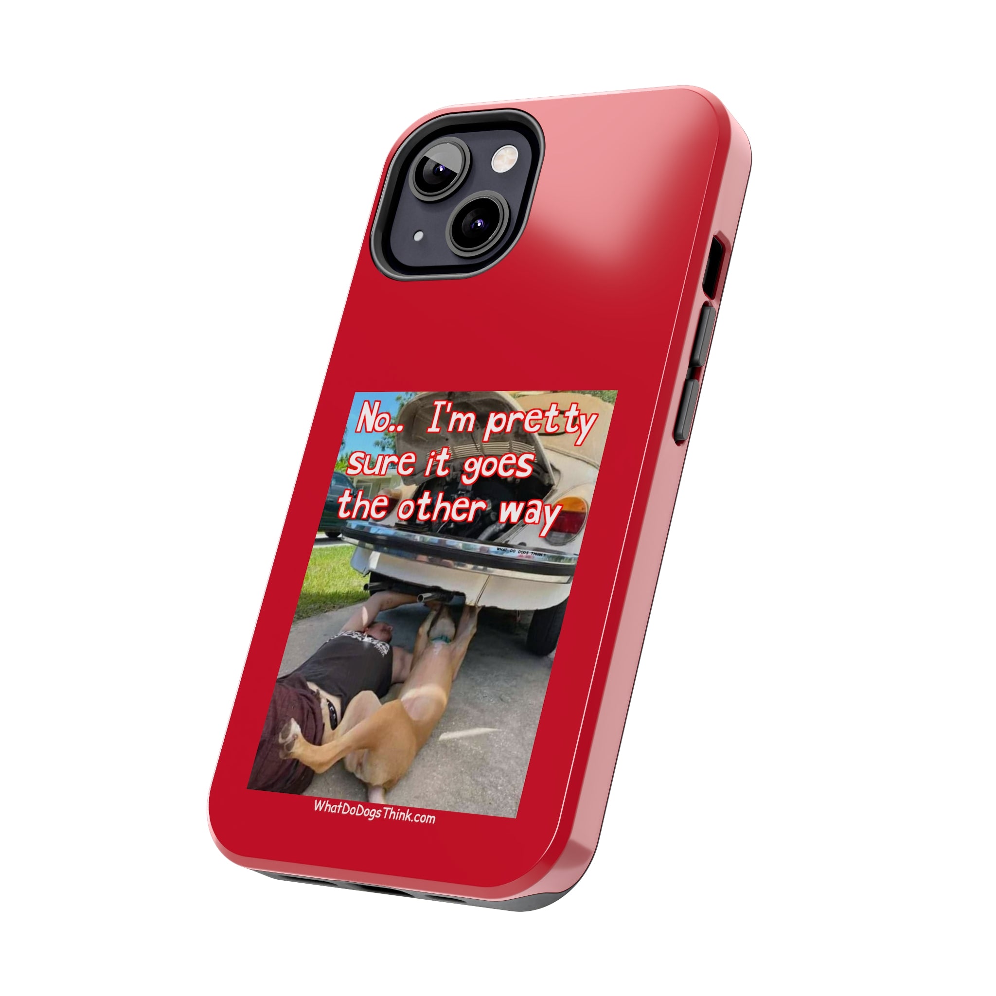 Other Way Red Tough Phone Cases