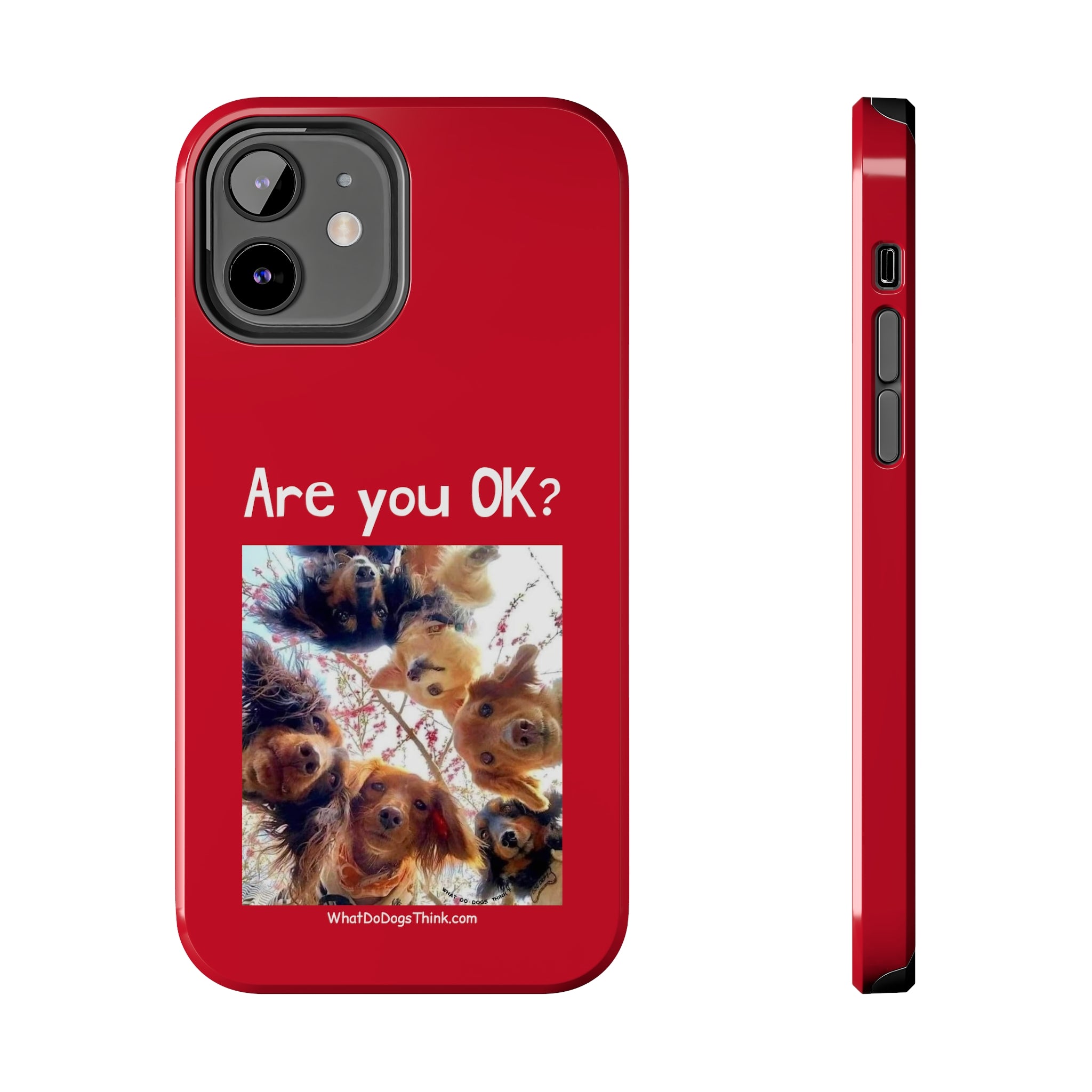 Are you OK? Red Tough Phone Cases