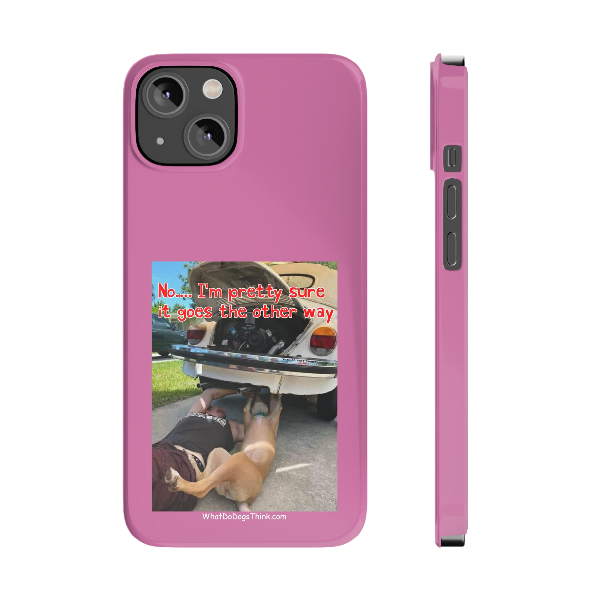 Other Way Pink Slim Phone Cases