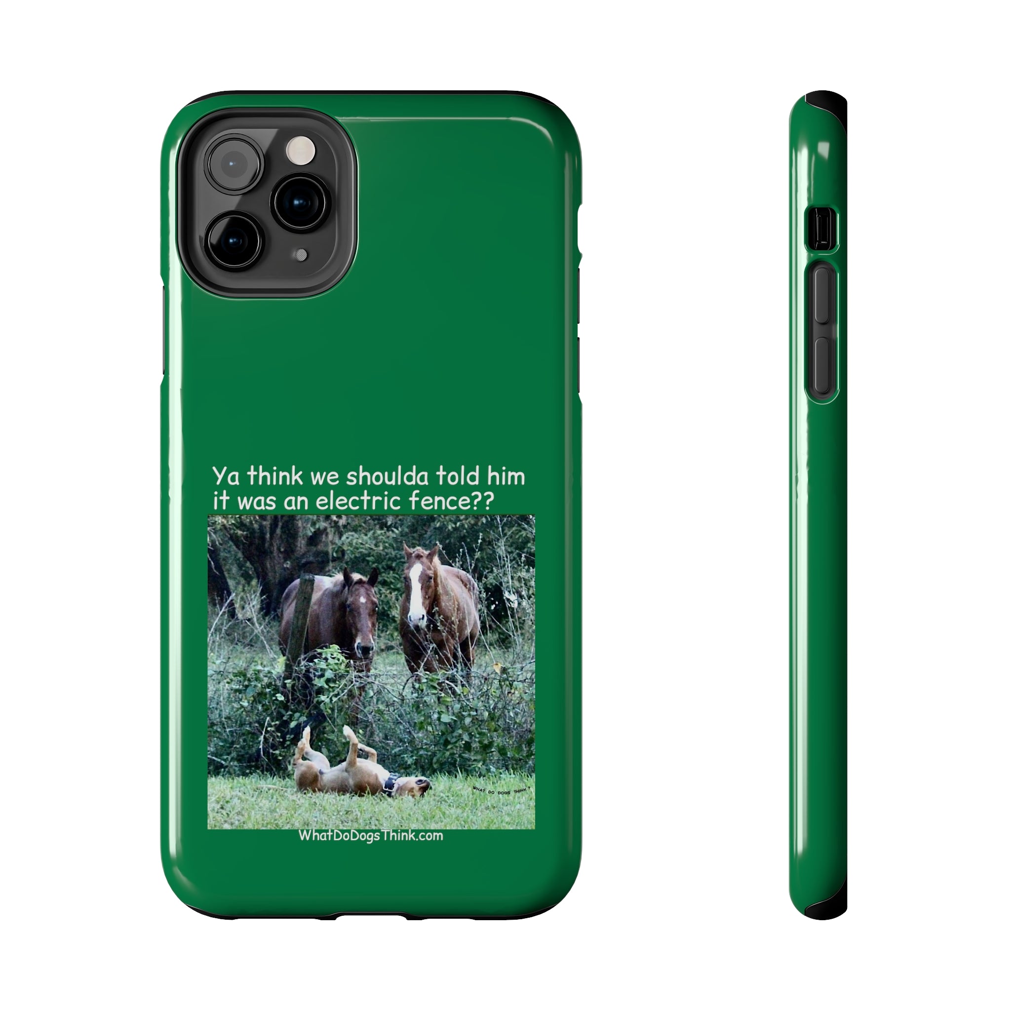 Electric Fence Green Tough Phone Cases