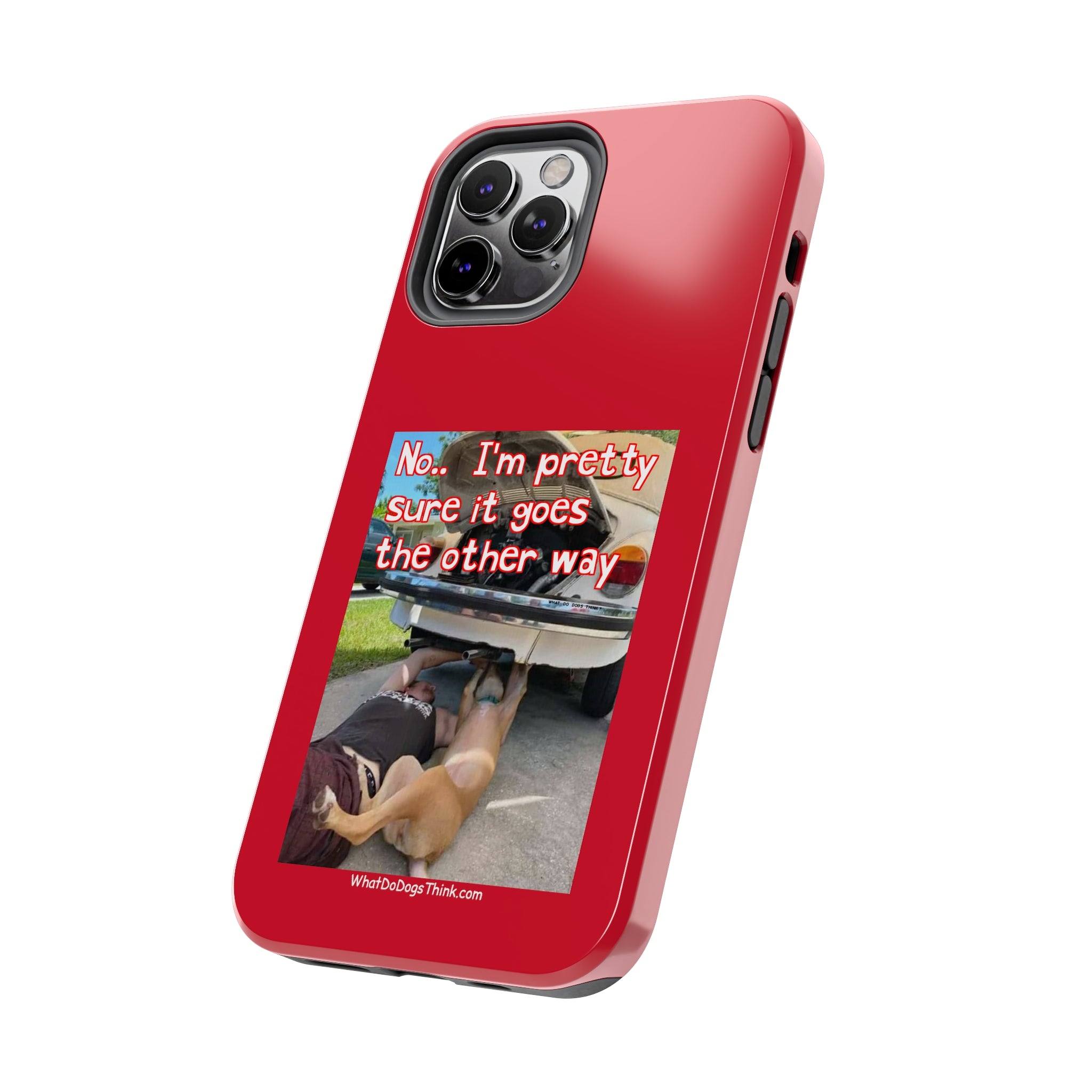 Other Way Red Tough Phone Cases