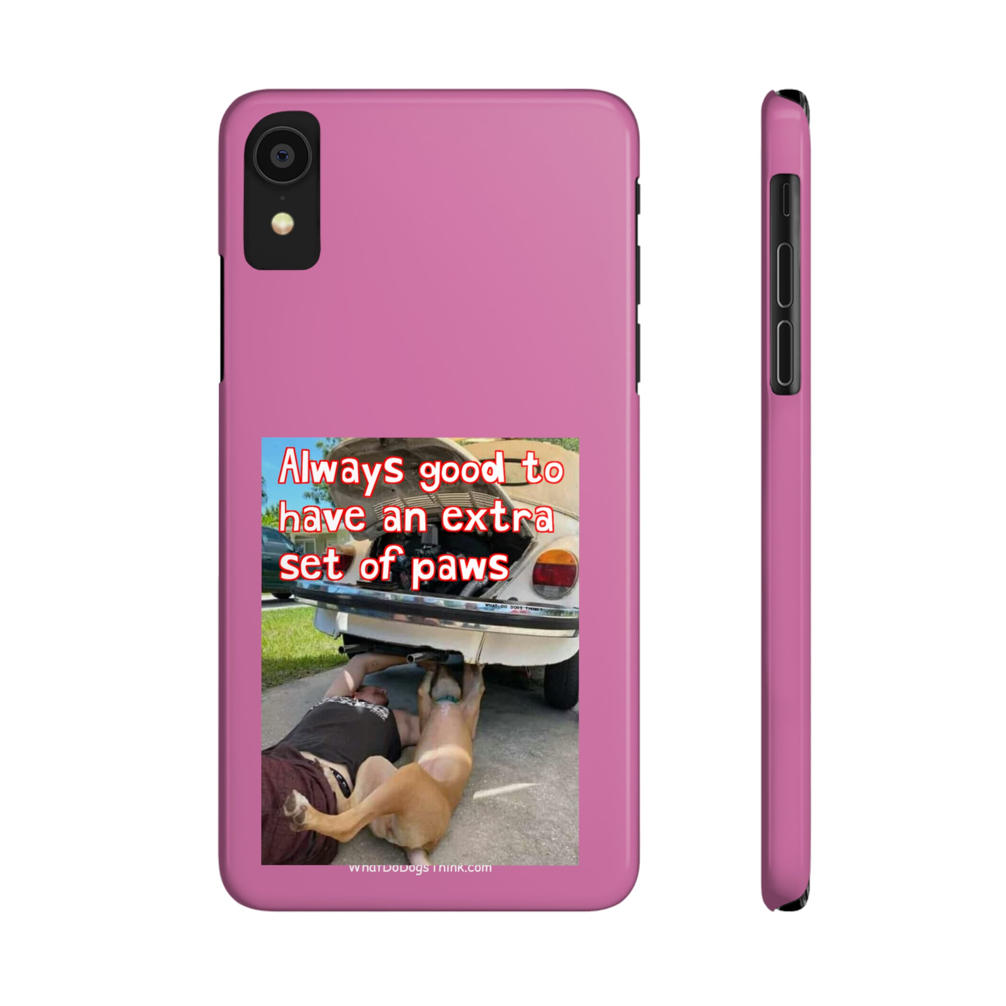 Extra Paws Pink Slim Phone Case