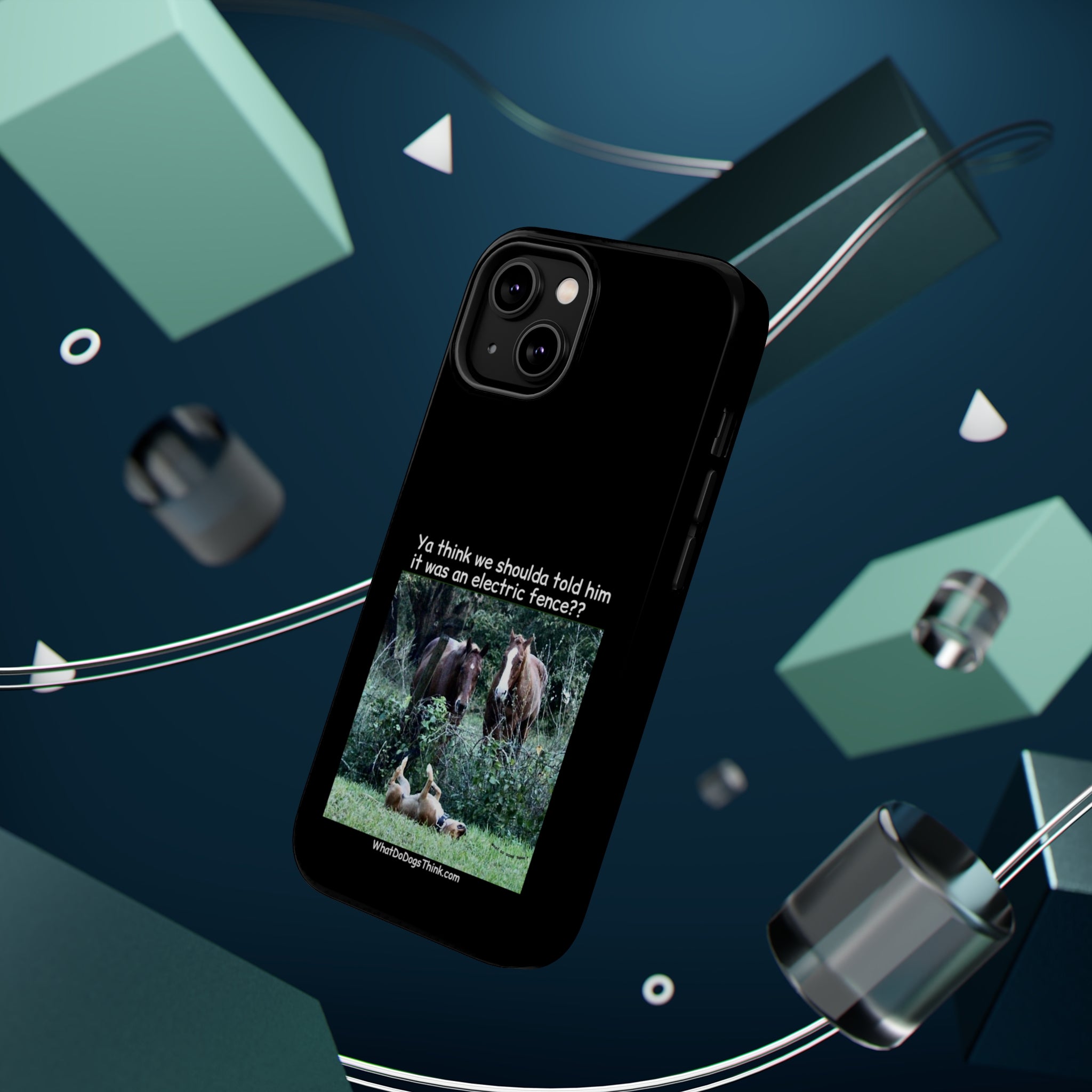 Electric Fence Black MagSafe Tough Cases