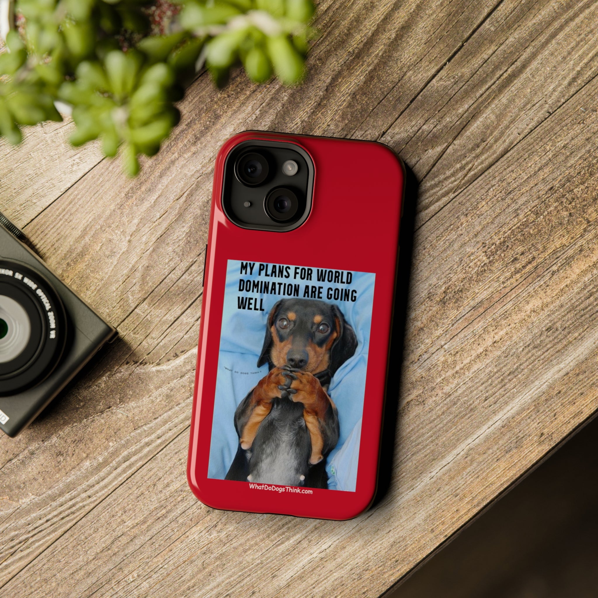 World Domination Red MagSafe Tough Cases