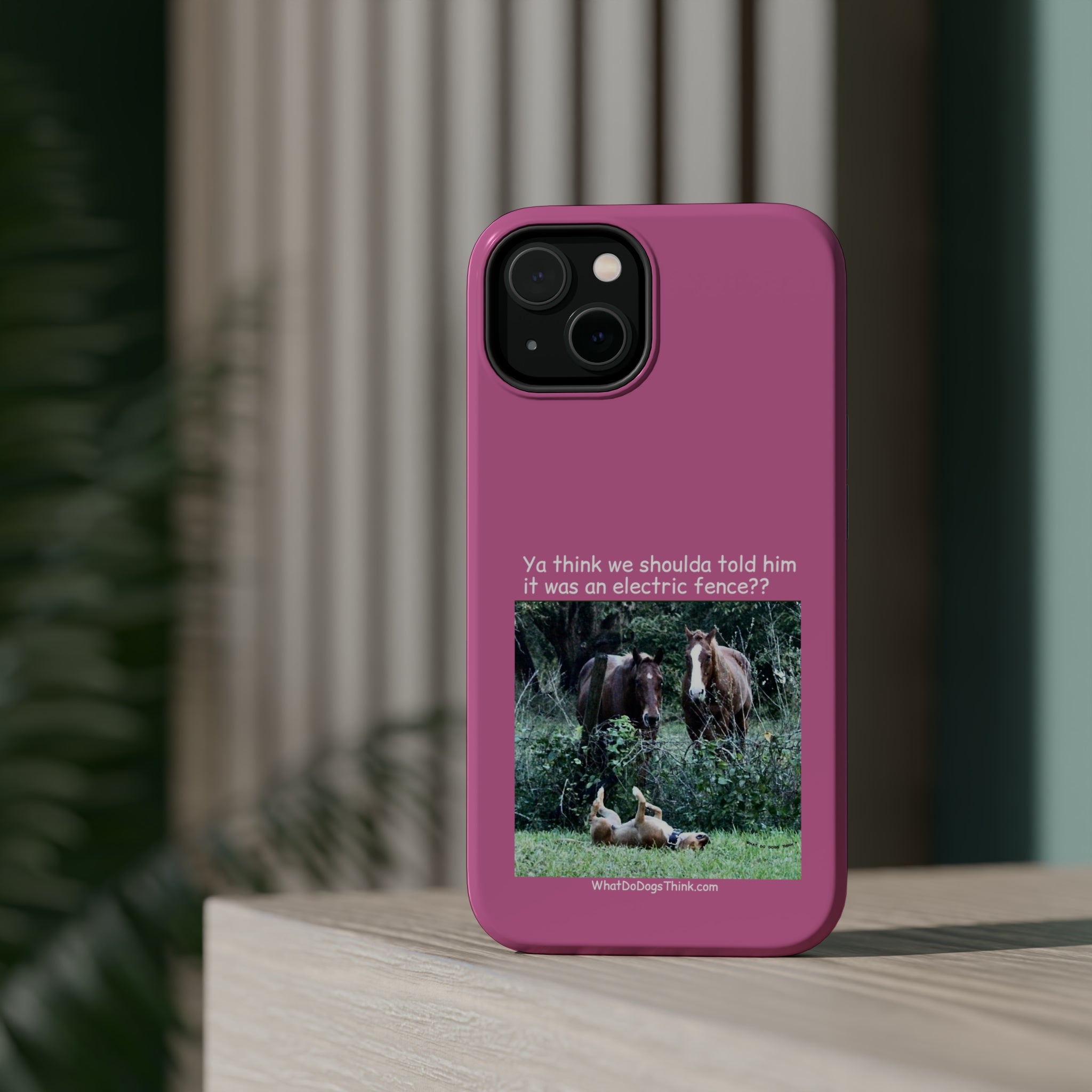 Electric Fence Pink MagSafe Tough Cases