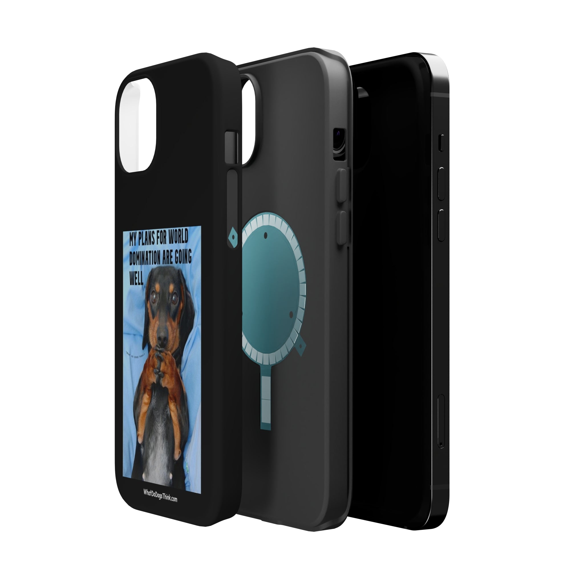 World Domination Black MagSafe Tough Cases