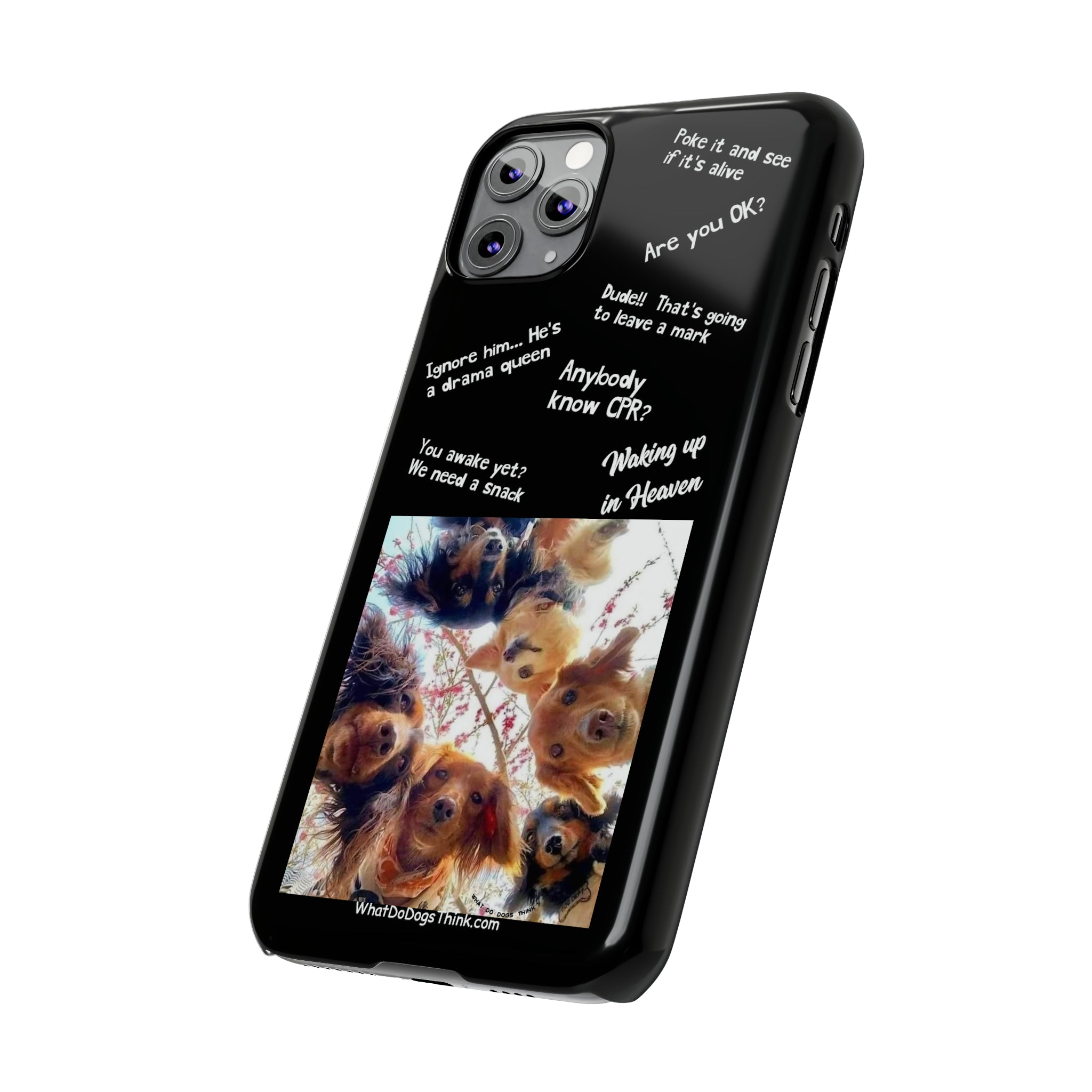 Are You OK? Compilation Black Slim Phone Cases