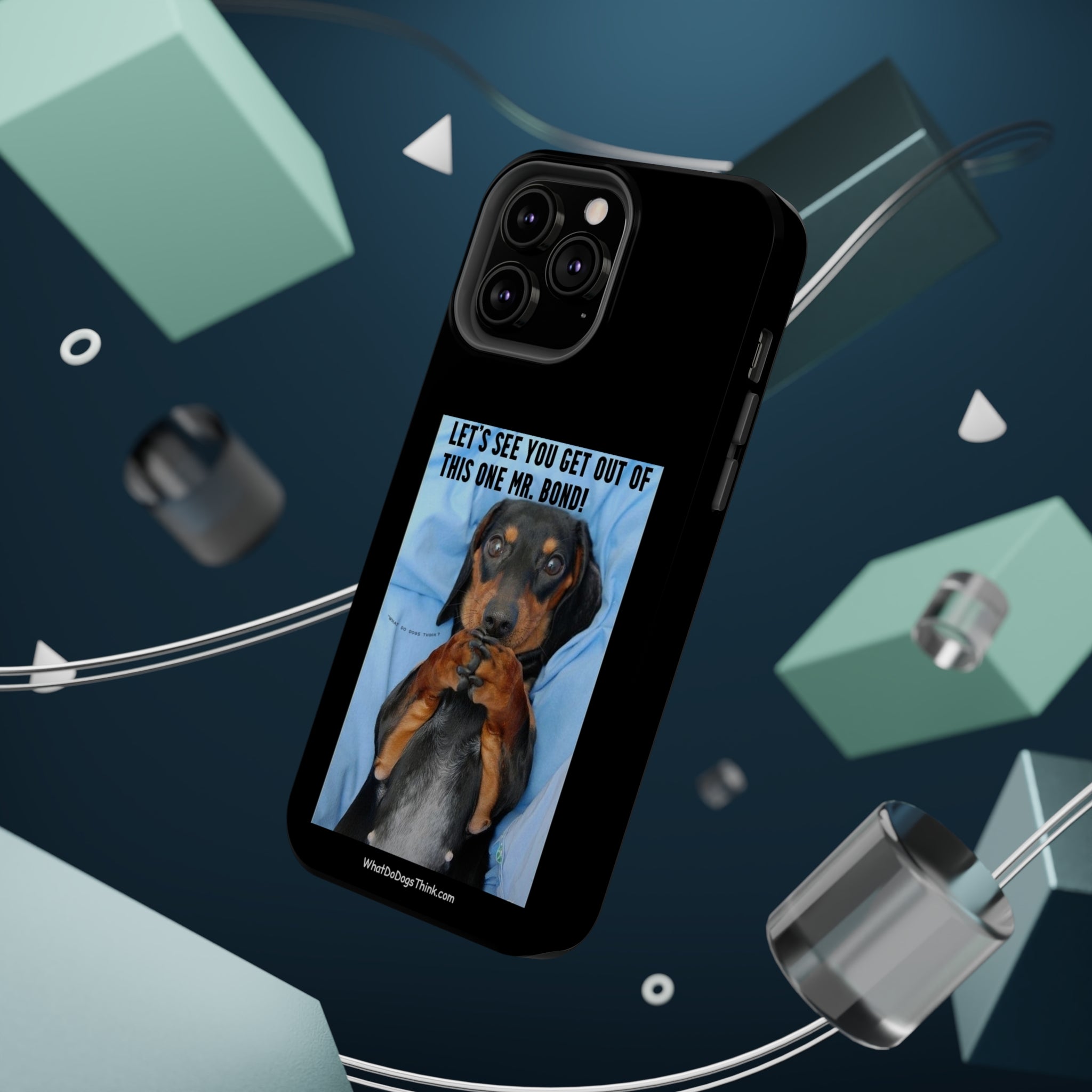 Mr. Bond Black MagSafe Tough Cases