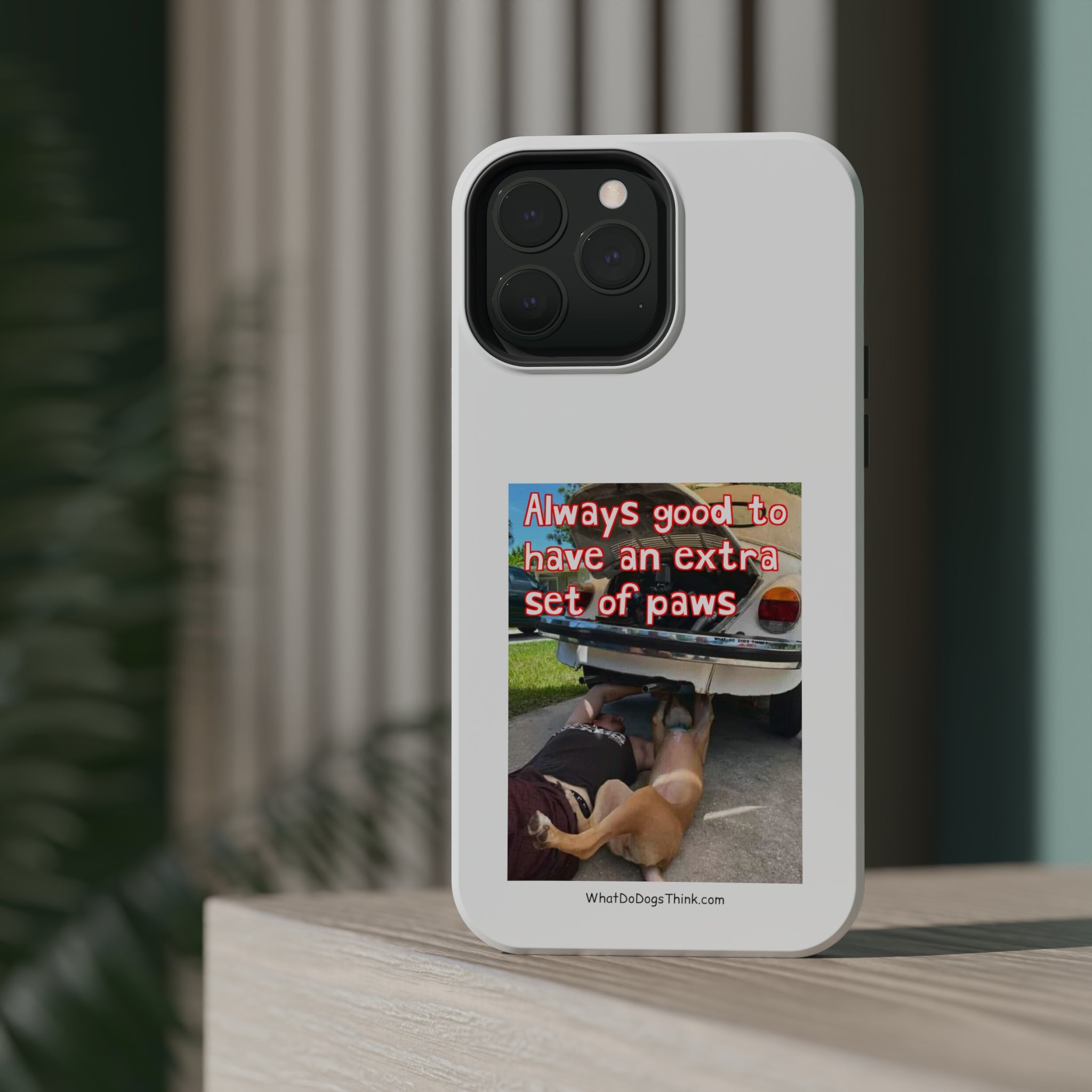 Extra Paw White MagSafe Tough Cases