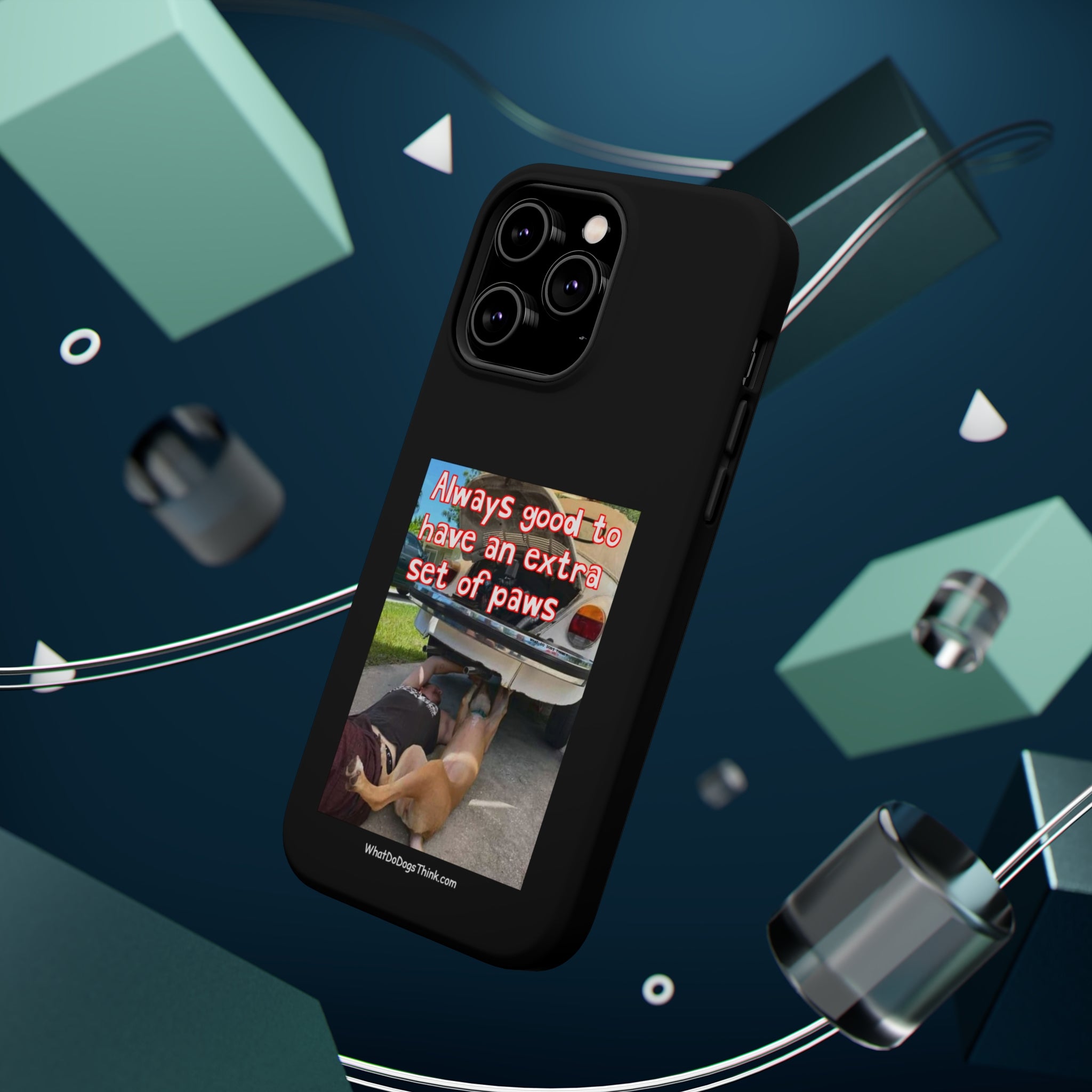 Extra Paw Black MagSafe Tough Cases