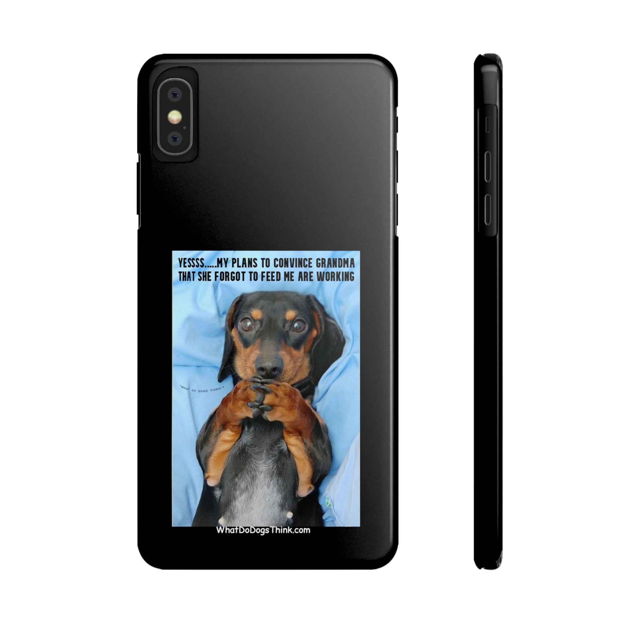 Grandma Black Slim Phone Cases
