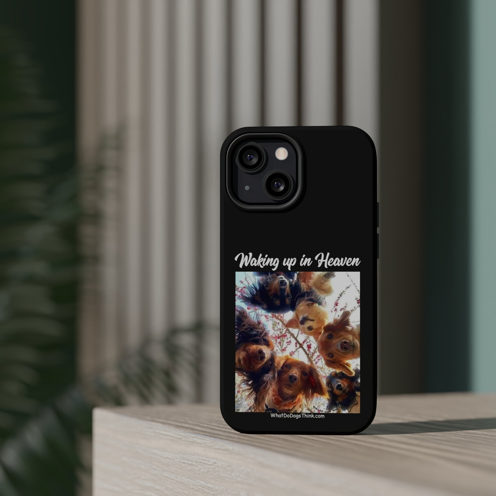 Waking Up In Heaven Black MagSafe Tough Cases