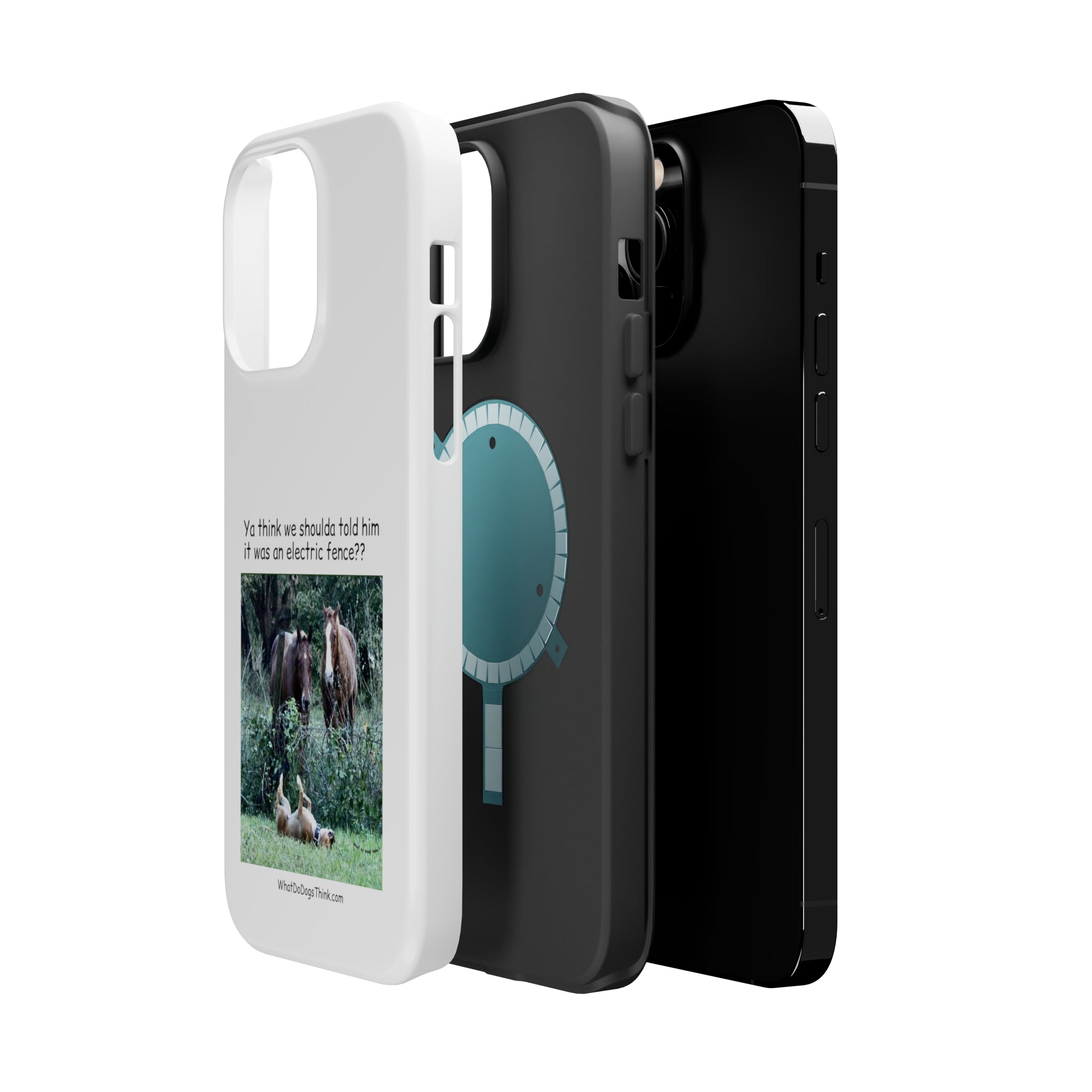 Electric Fence White MagSafe Tough Cases