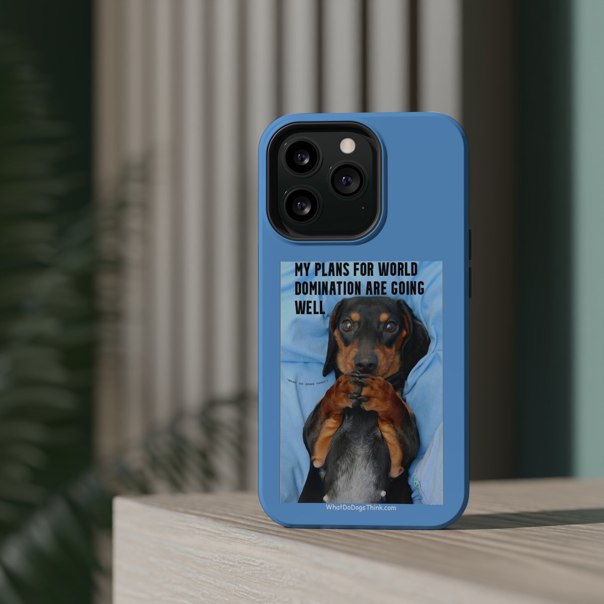 World Domination Blue MagSafe Tough Cases